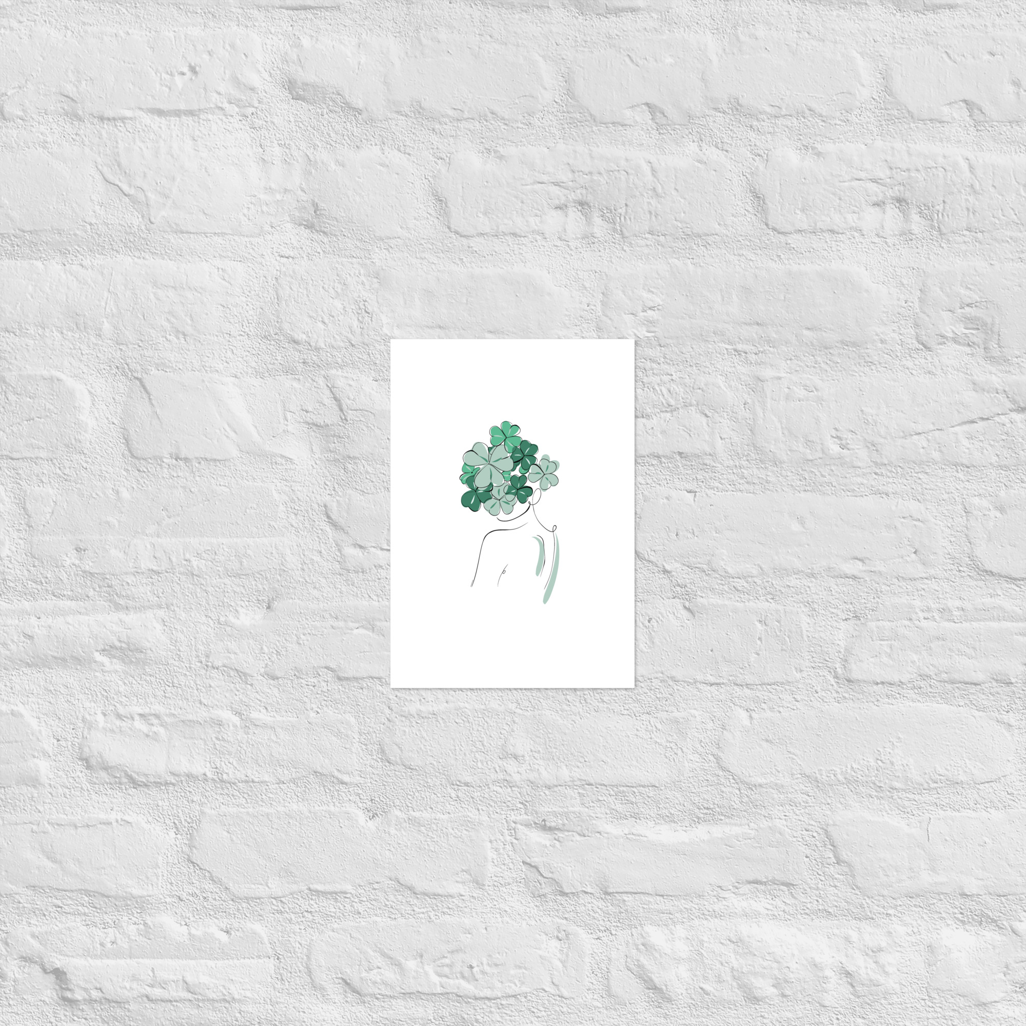 Femme Trèfle Affiche - Image 4