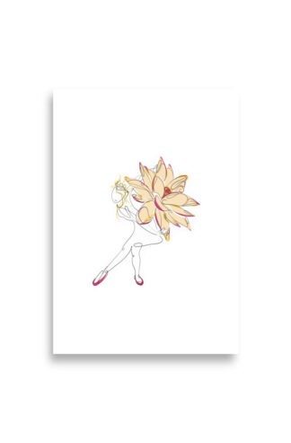 Danseuse Lotus Affiche