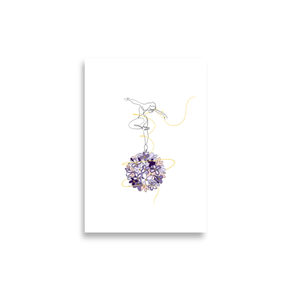 Danseuse Lilas Affiche - Image 4
