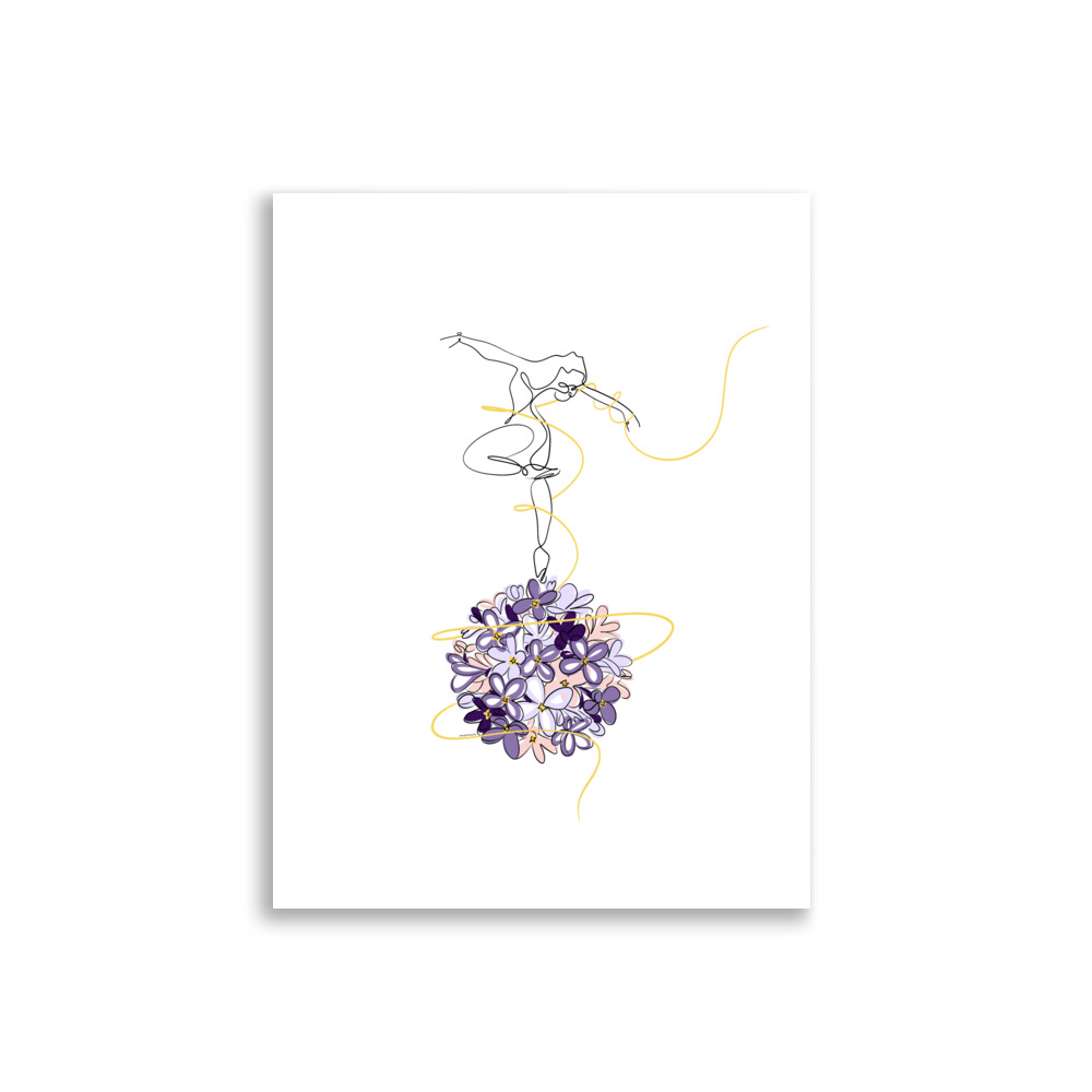 Danseuse Lilas Affiche - Image 5