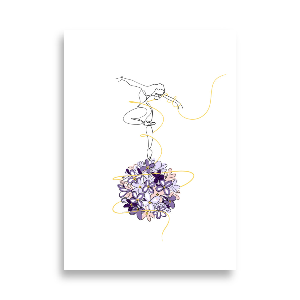 Danseuse Lilas Affiche - Image 6
