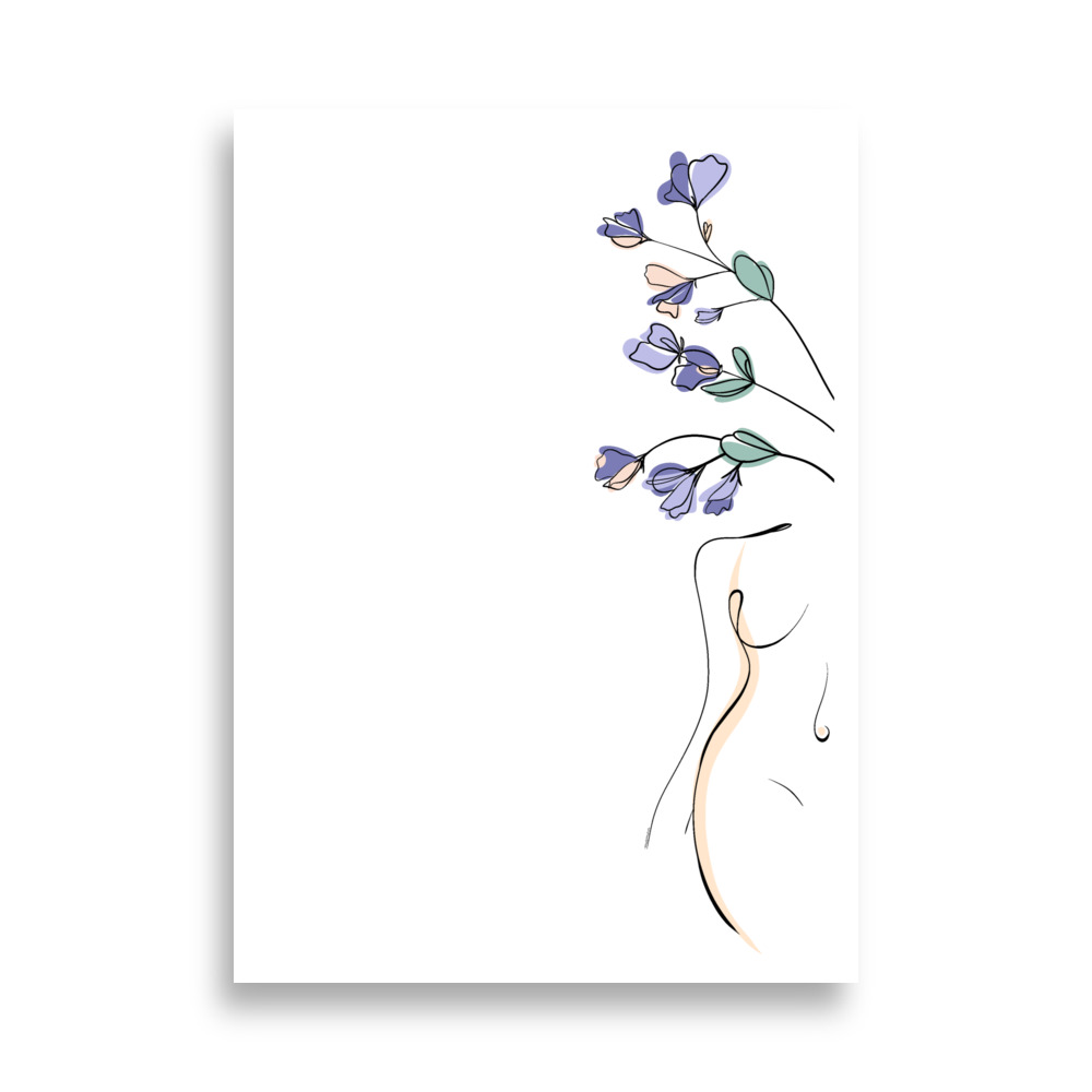 Corps Fleuri Affiche