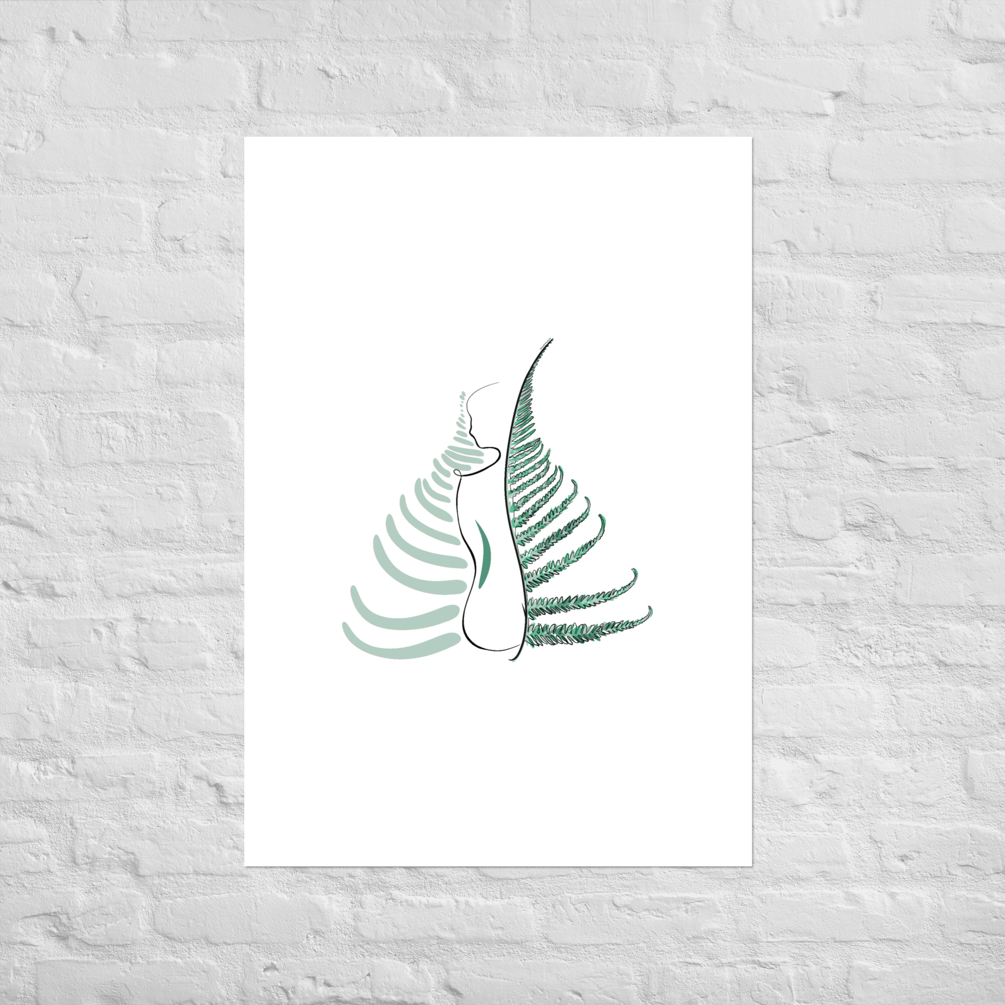 Corps de Fougère Affiche