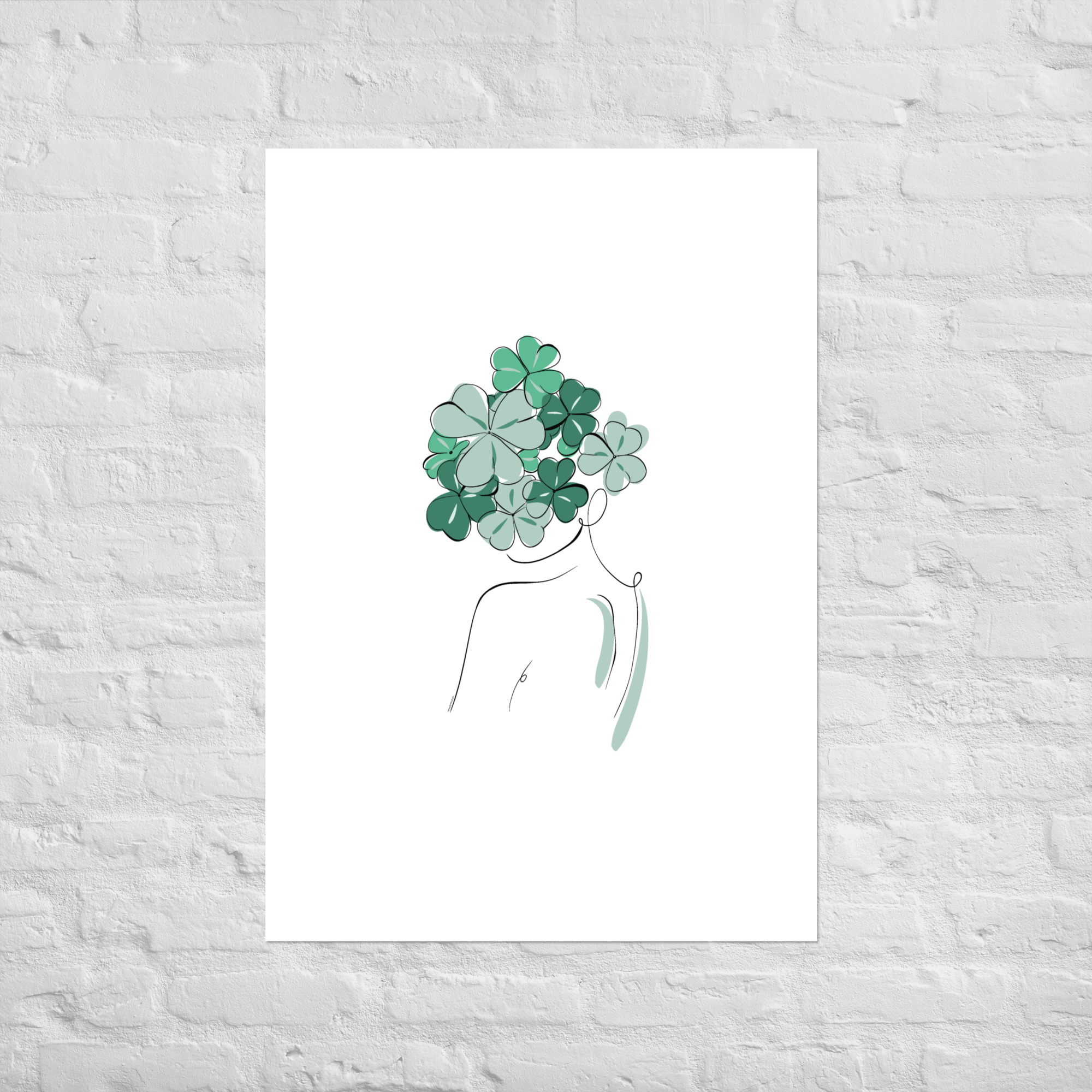 Femme Trèfle Affiche - Image 7