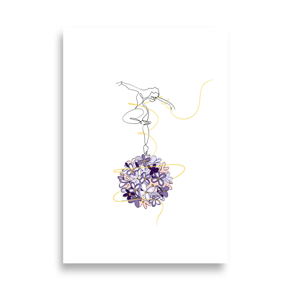 Danseuse Lilas Affiche - Image 7