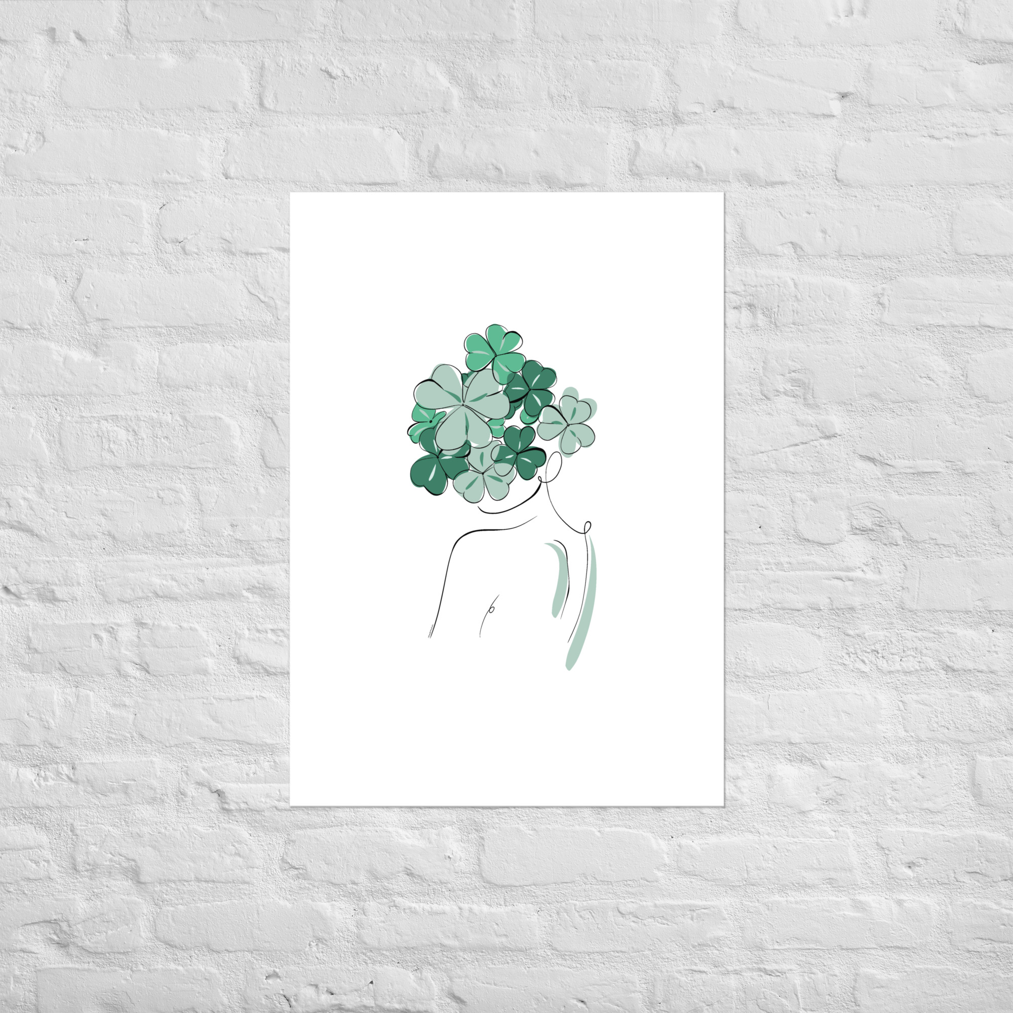 Femme Trèfle Affiche - Image 2