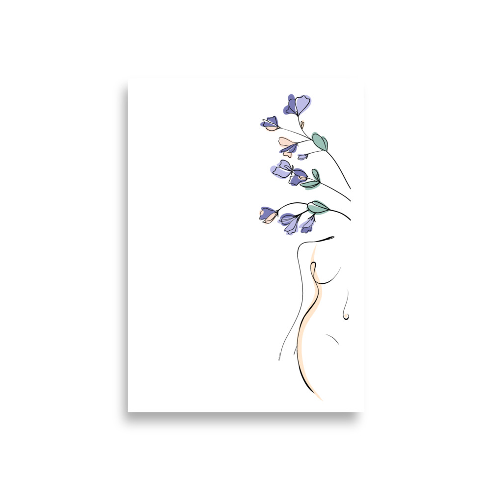 Corps Fleuri Affiche - Image 2