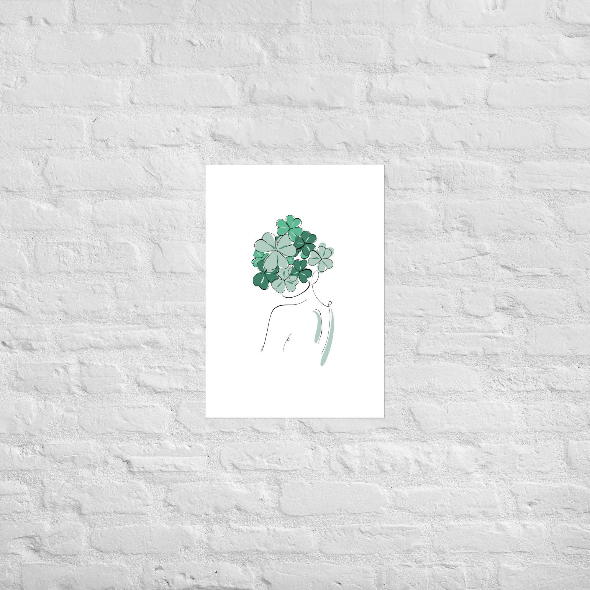 Femme Trèfle Affiche - Image 3