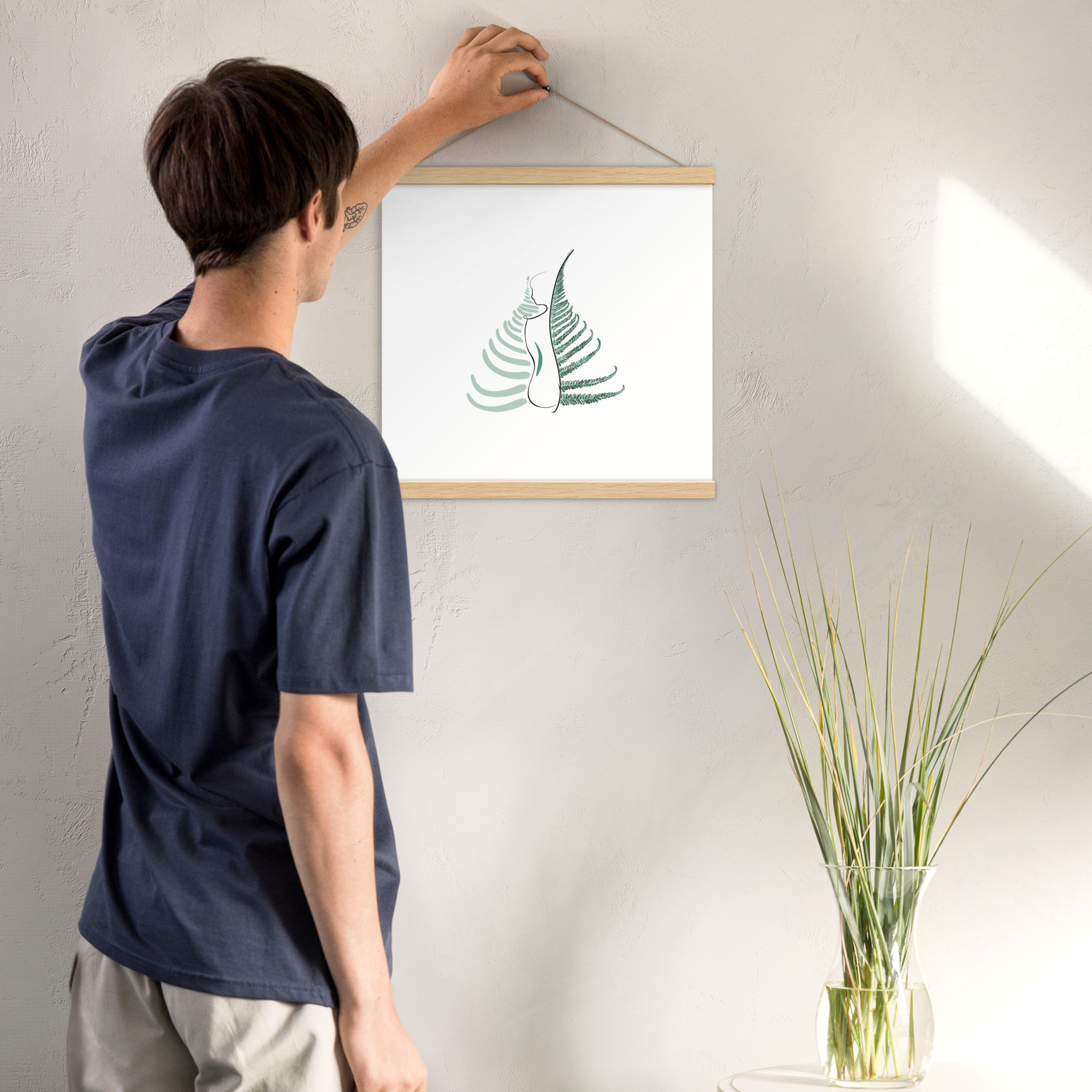 Corps de Fougère Affiche avec accroches - Image 5