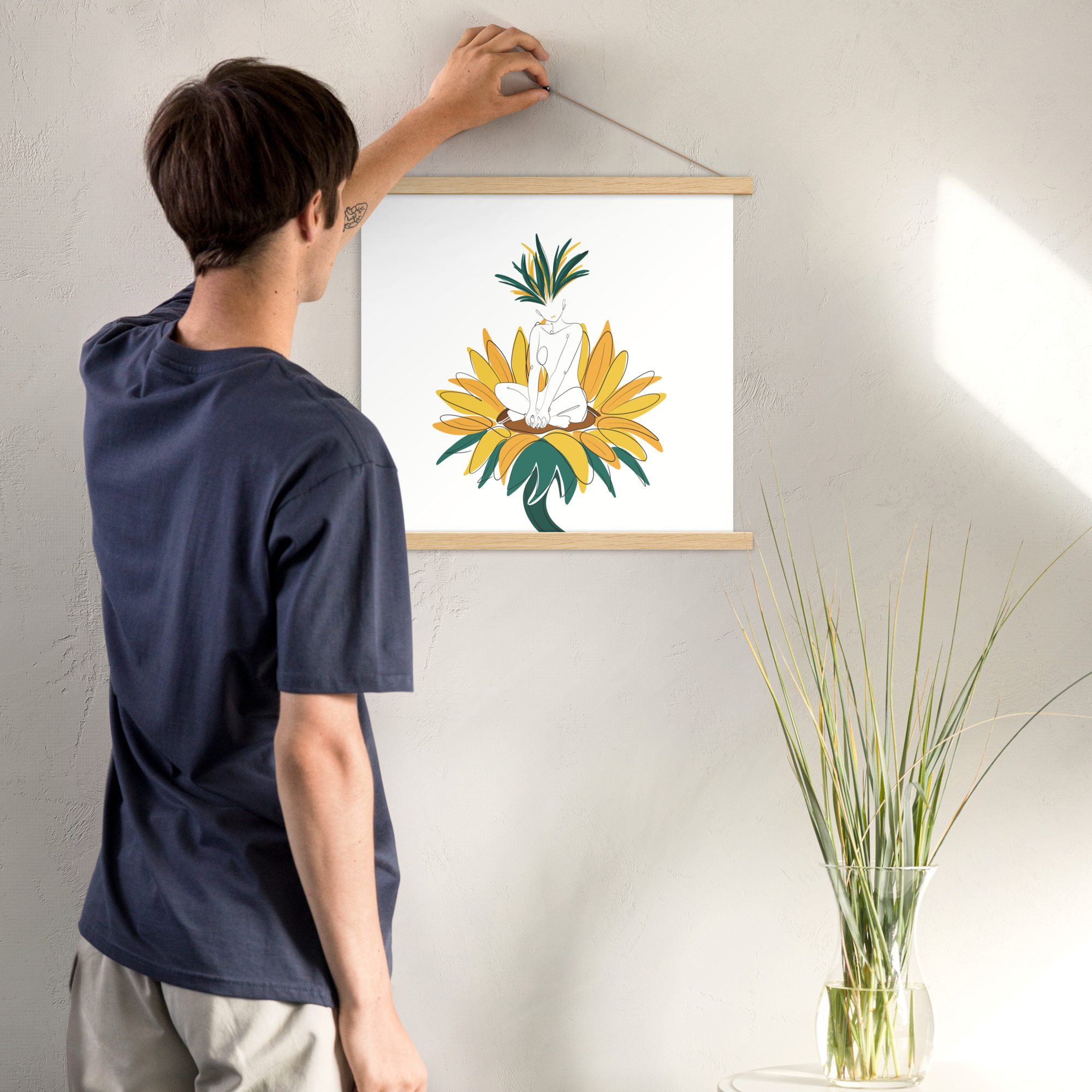 Corps Tournesol Affiche avec accroches - Image 5