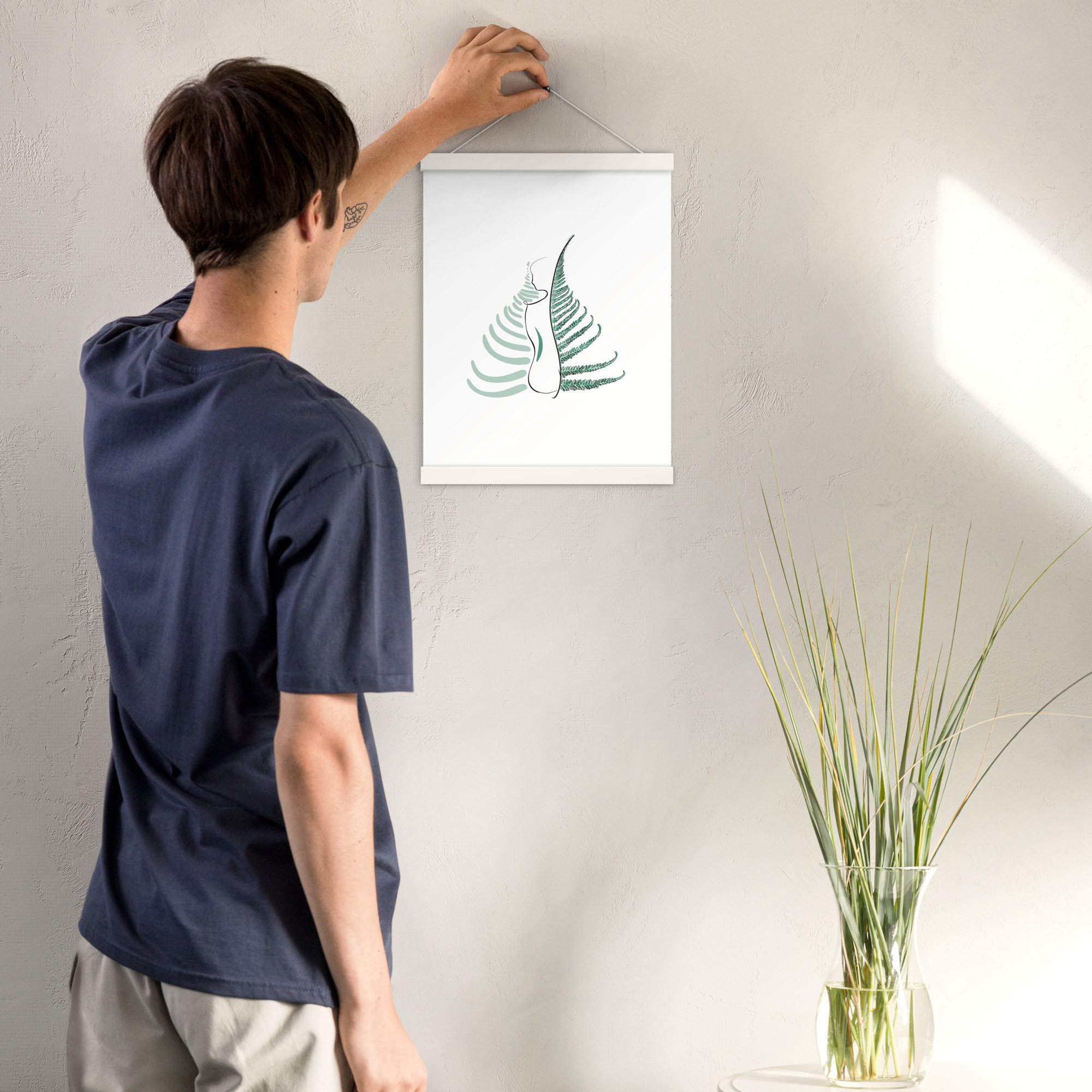 Corps de Fougère Affiche avec accroches - Image 9