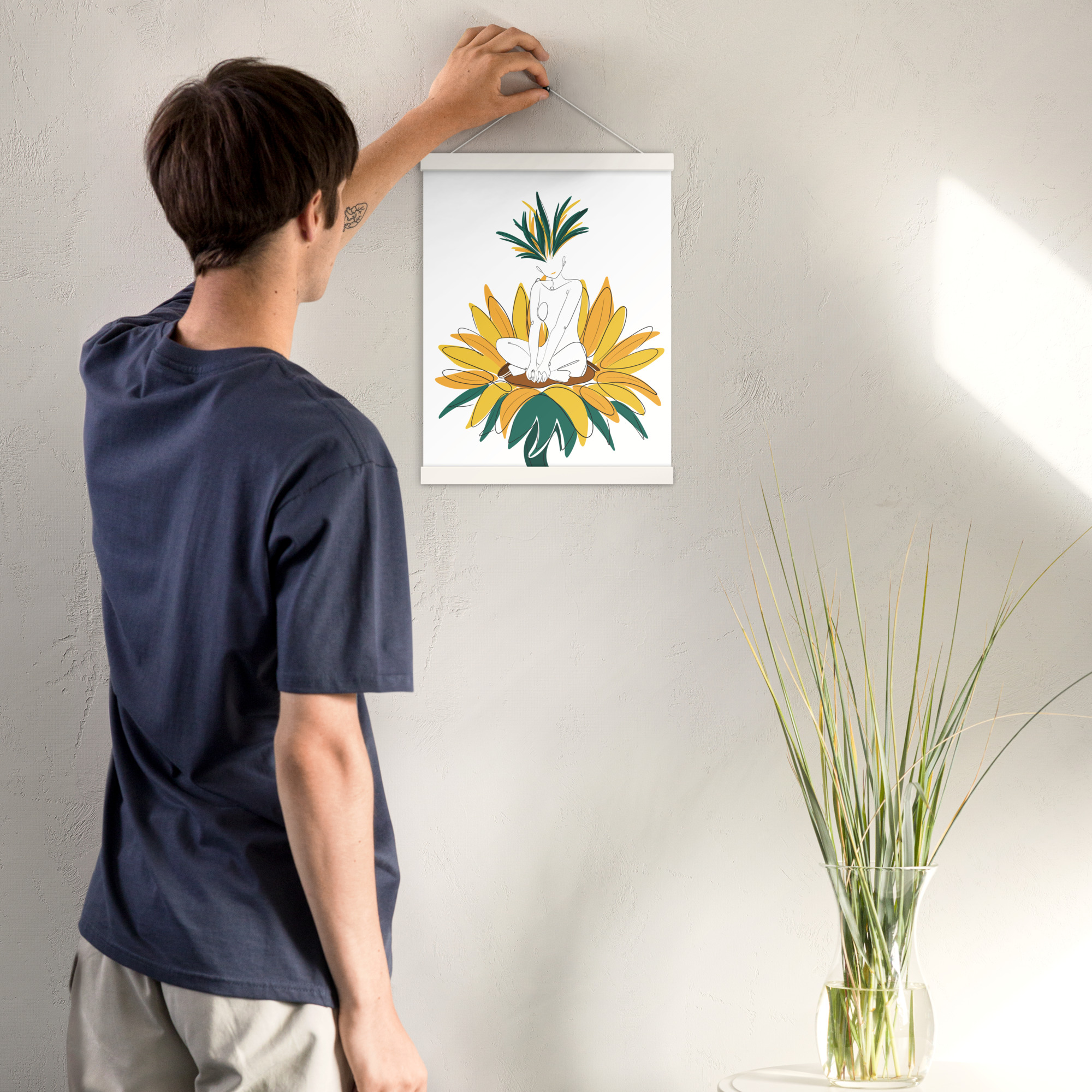 Corps Tournesol Affiche avec accroches - Image 8