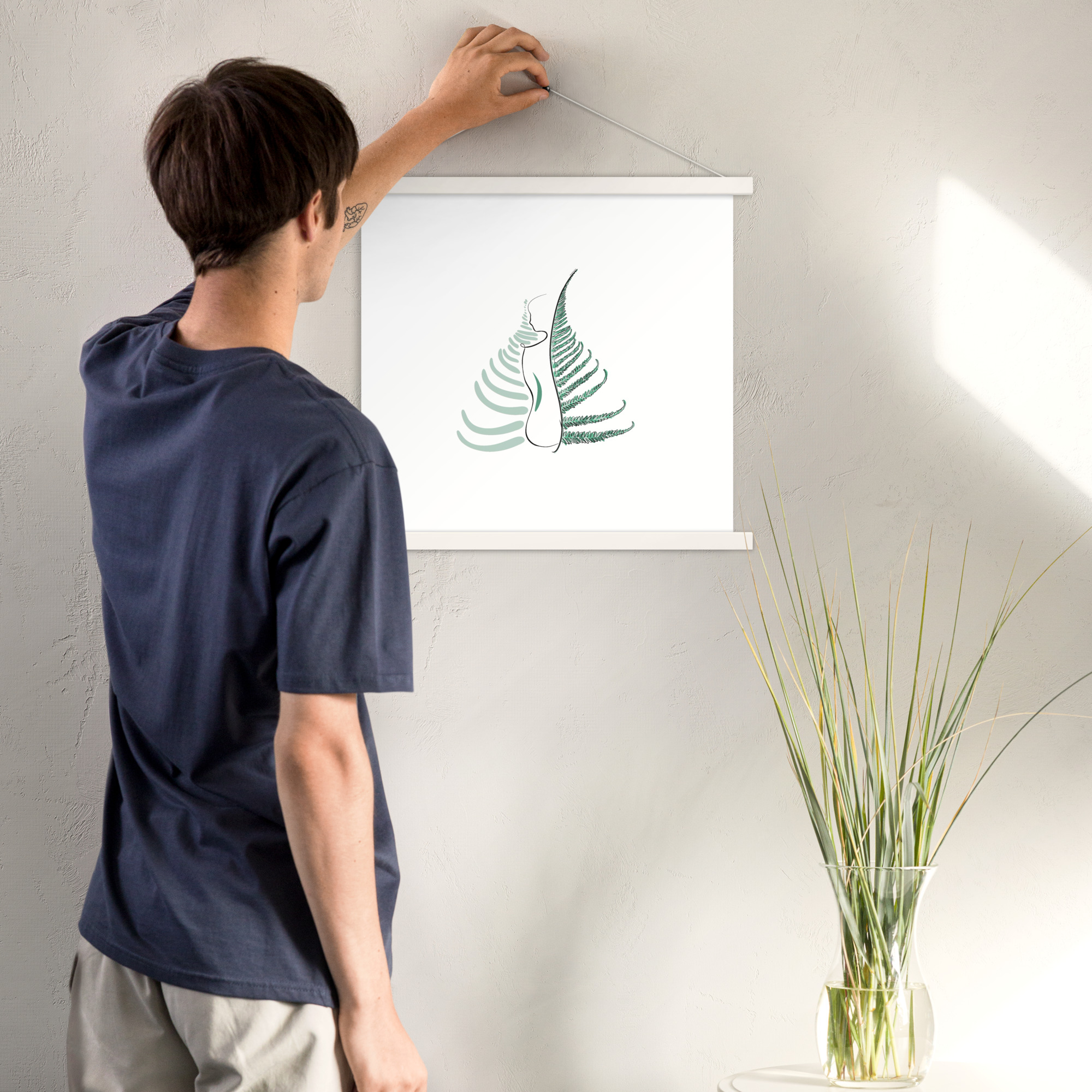 Corps de Fougère Affiche avec accroches - Image 13