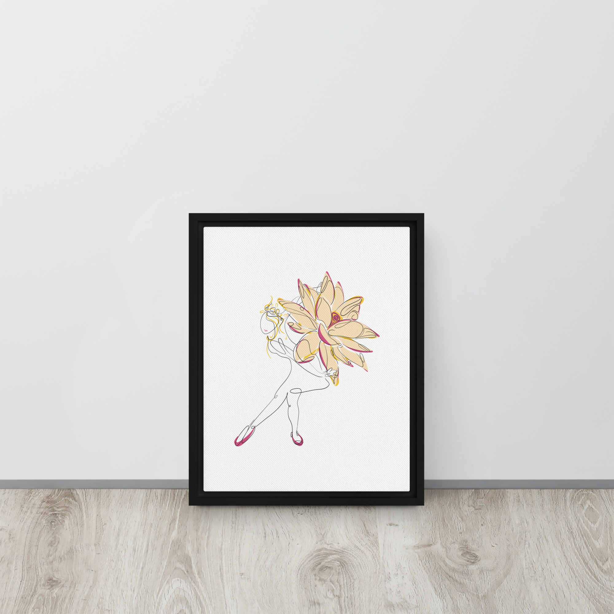 Danseuse Lotus Toile encadrée
