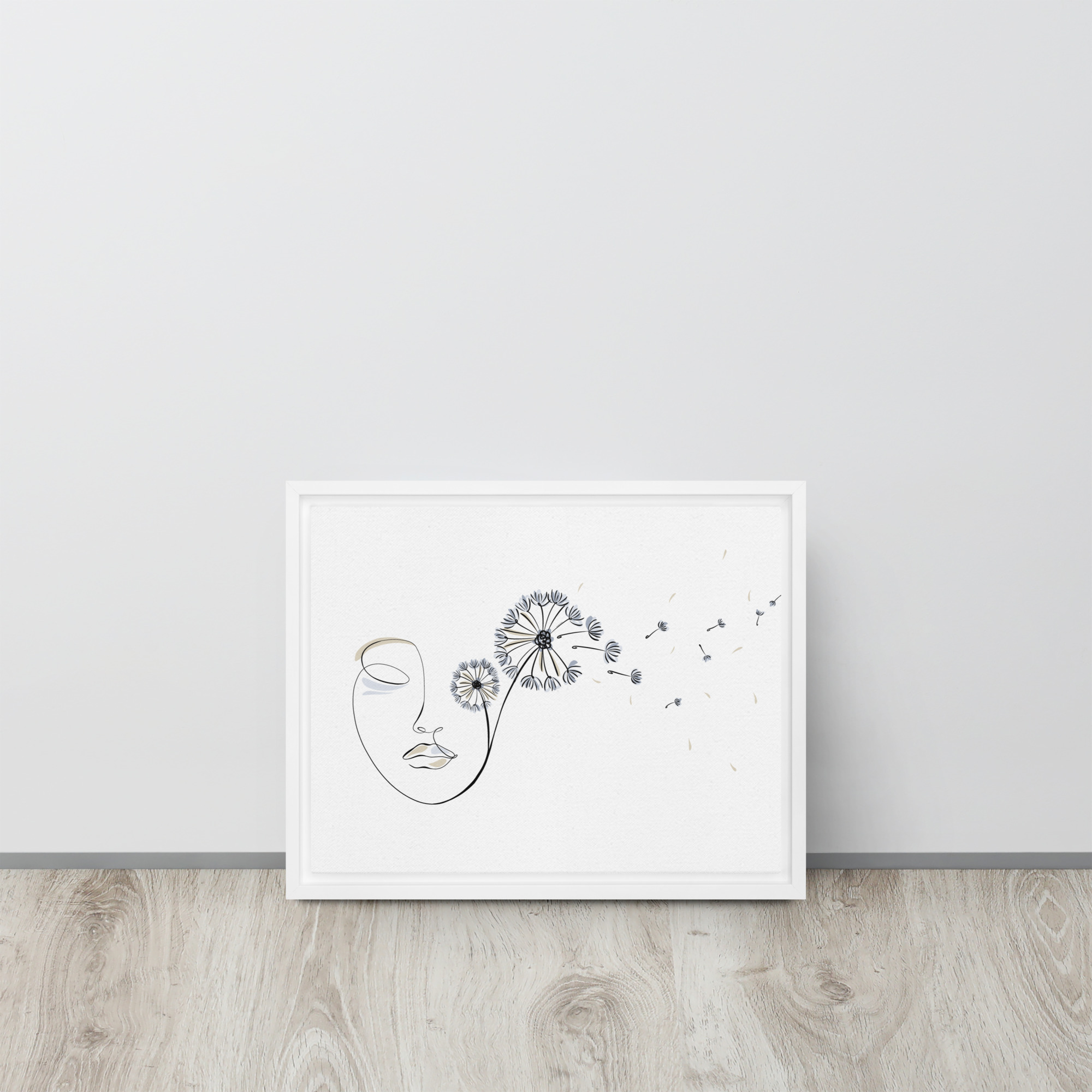 Femme Pissenlit Toile encadrée - Image 14