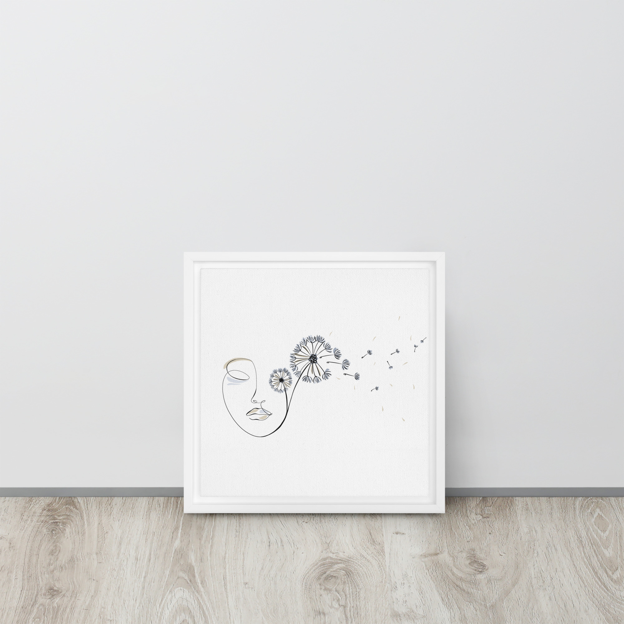 Femme Pissenlit Toile encadrée - Image 15