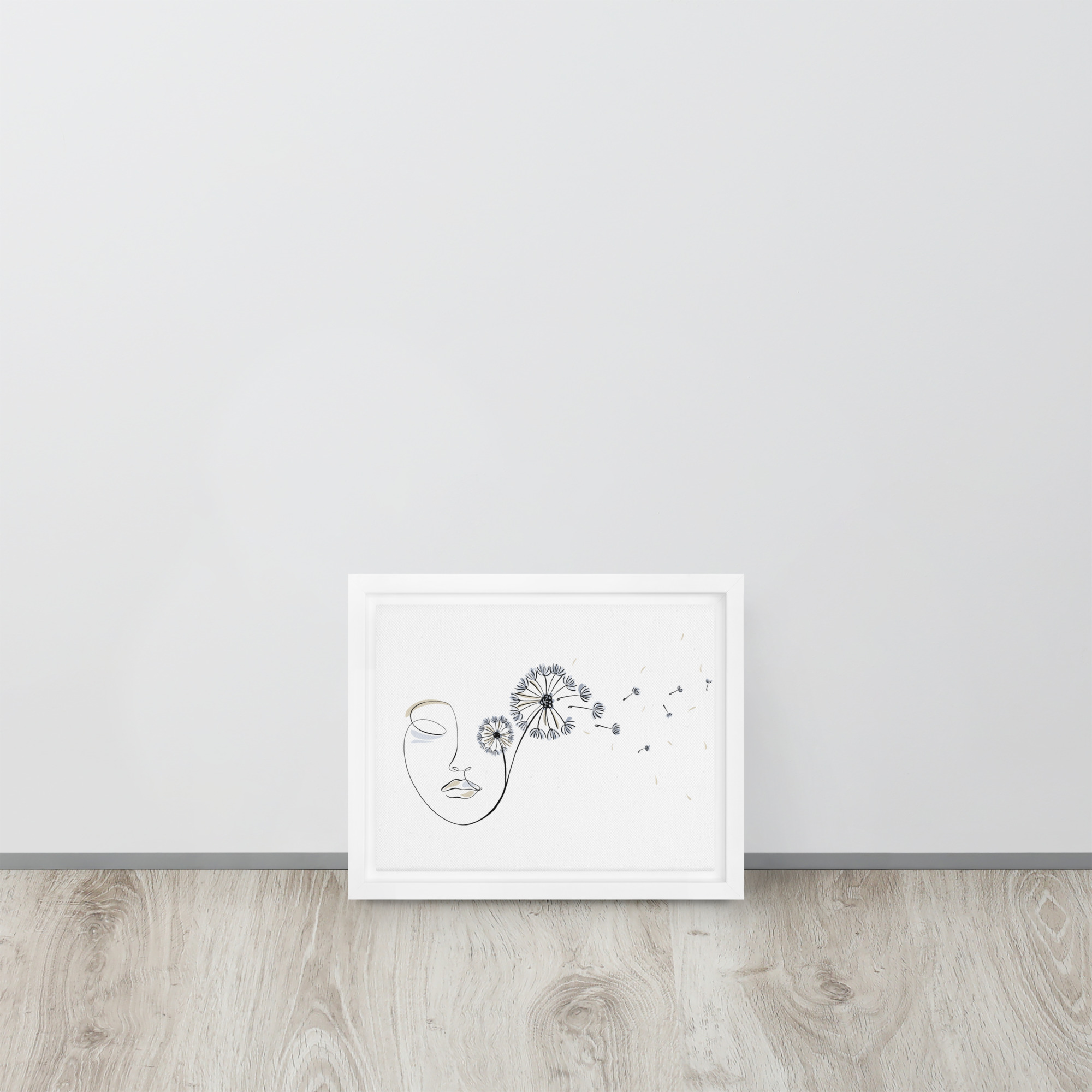 Femme Pissenlit Toile encadrée - Image 12