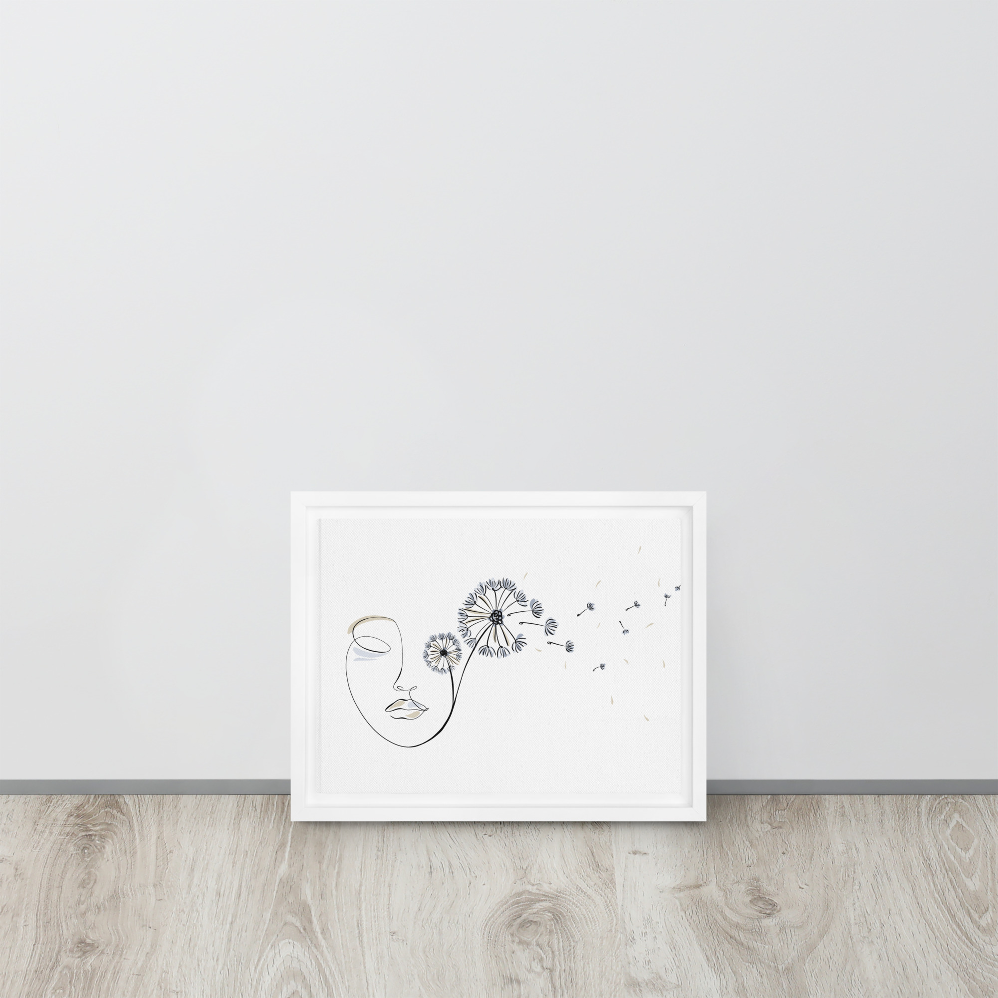 Femme Pissenlit Toile encadrée - Image 13