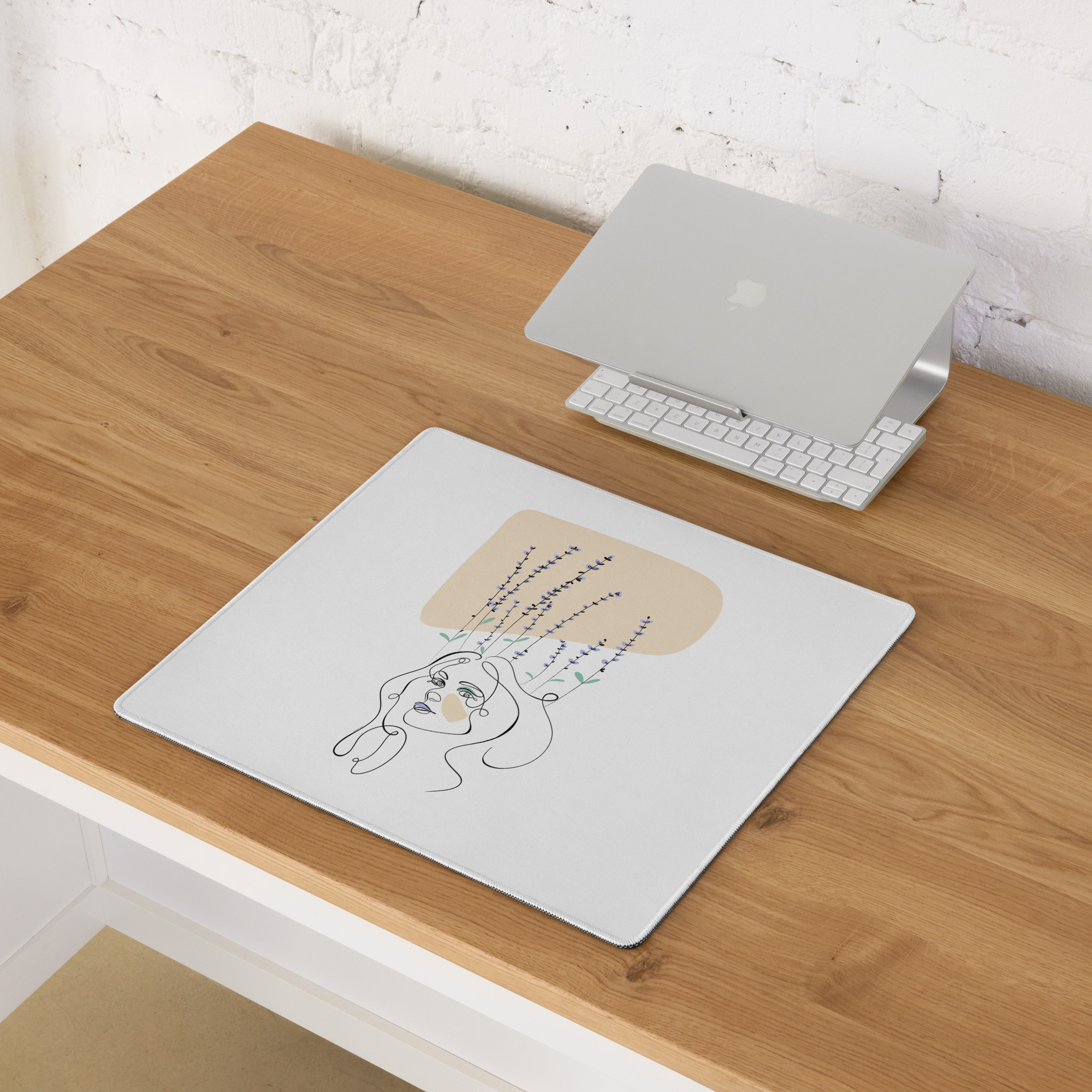 Femme Lavande Tapis de souris