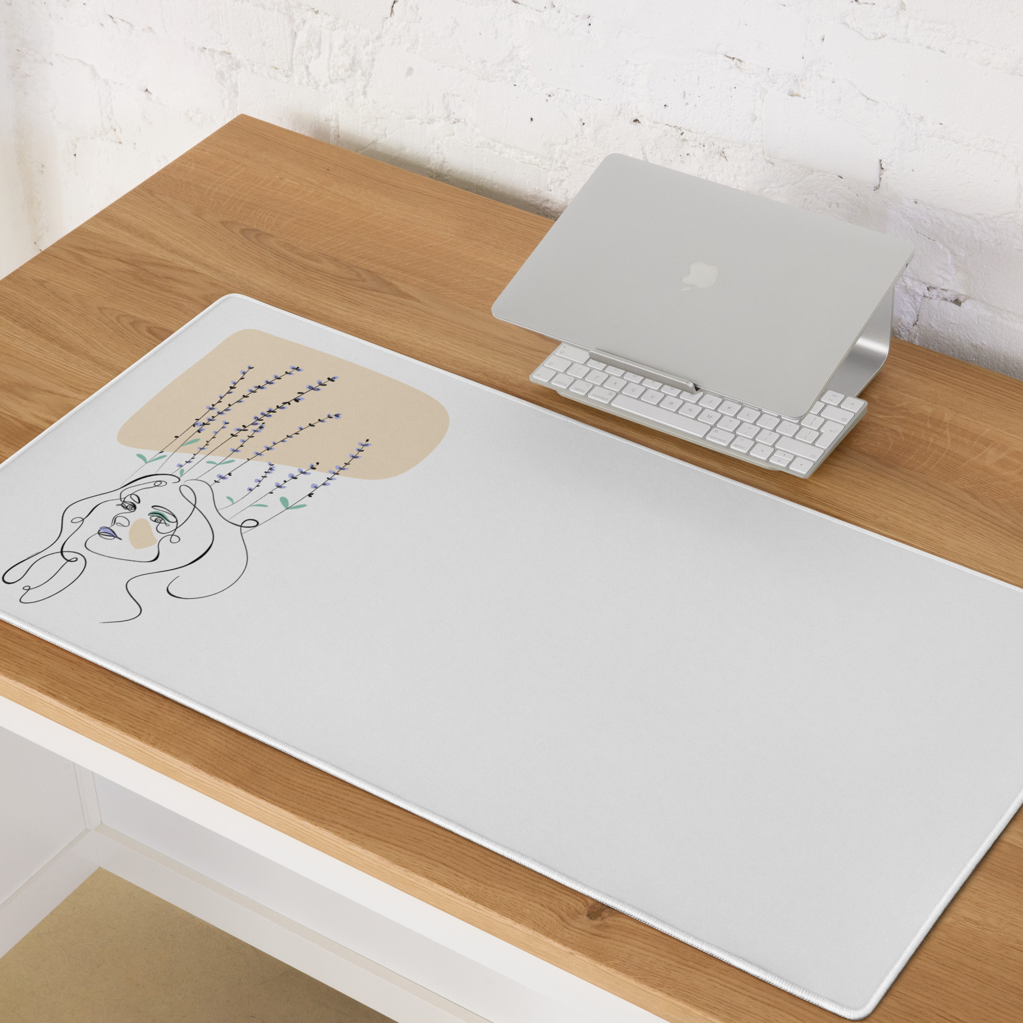 Femme Lavande Tapis de souris - Image 2