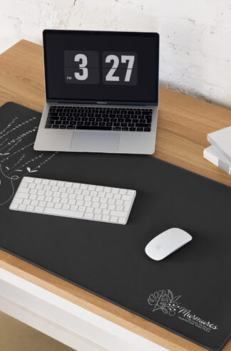 Femme Lavande NEGATIF Tapis de souris