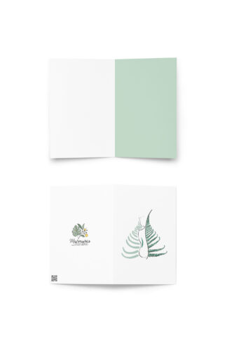 Corps de Fougère Carte de vœux