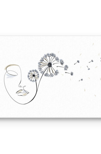 Femme Pissenlit Toile fine