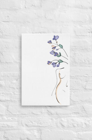 Corps Fleuri Toile fine