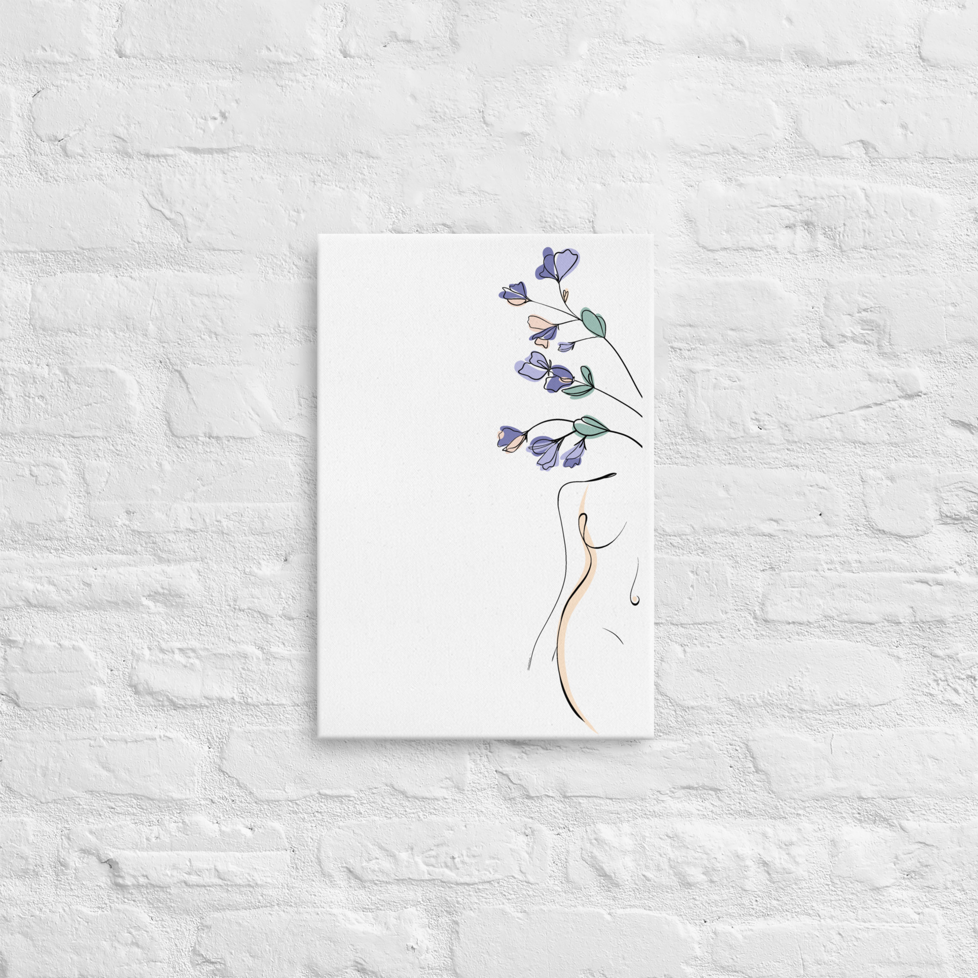 Corps Fleuri Toile fine