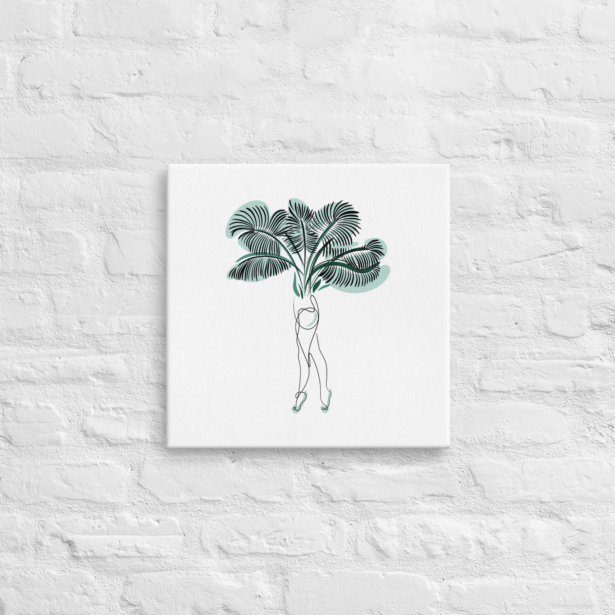 Femme Palmier Toile fine - Image 4