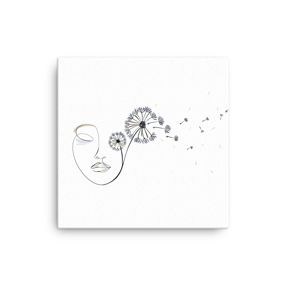 Femme Pissenlit Toile fine - Image 4