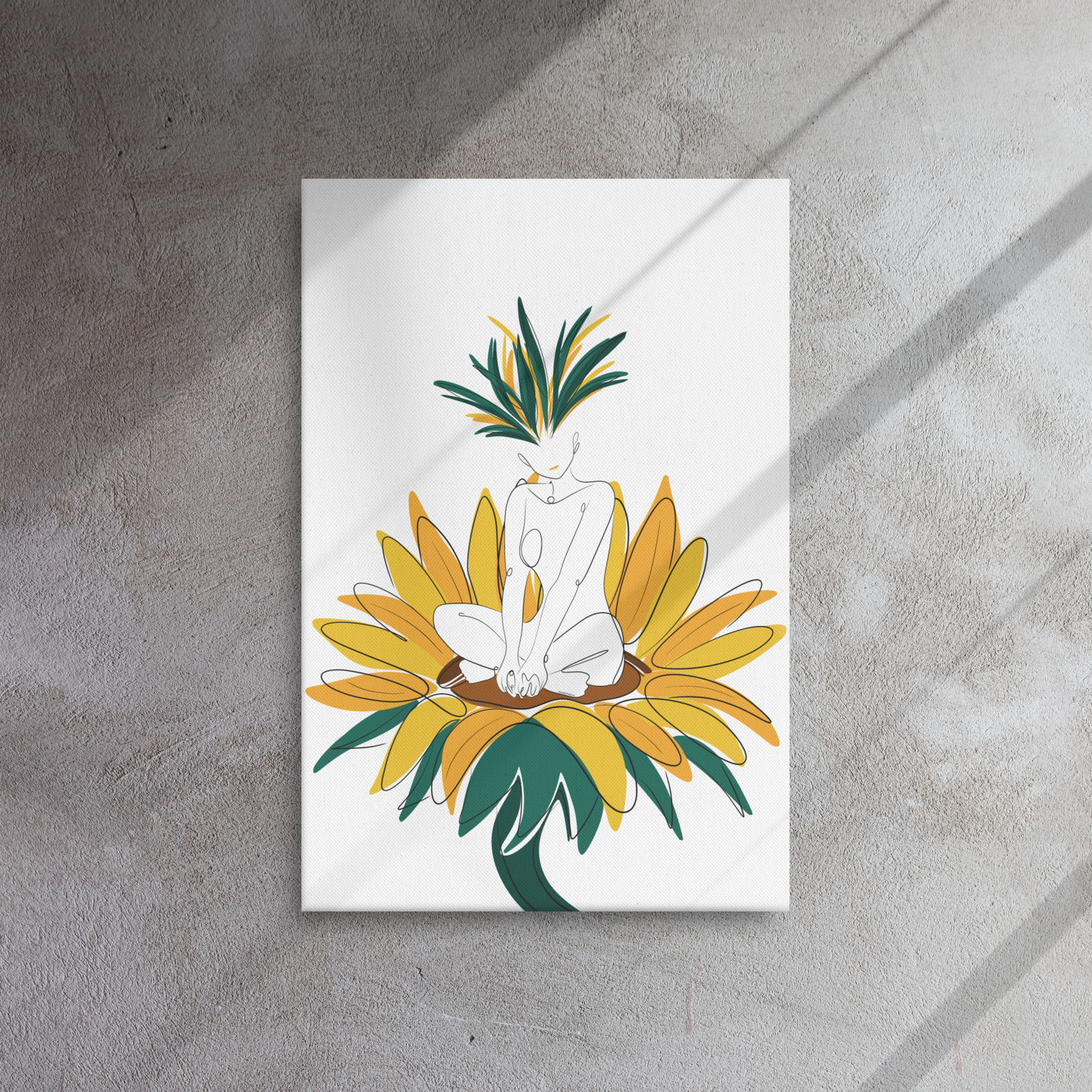 Corps Tournesol Toile fine