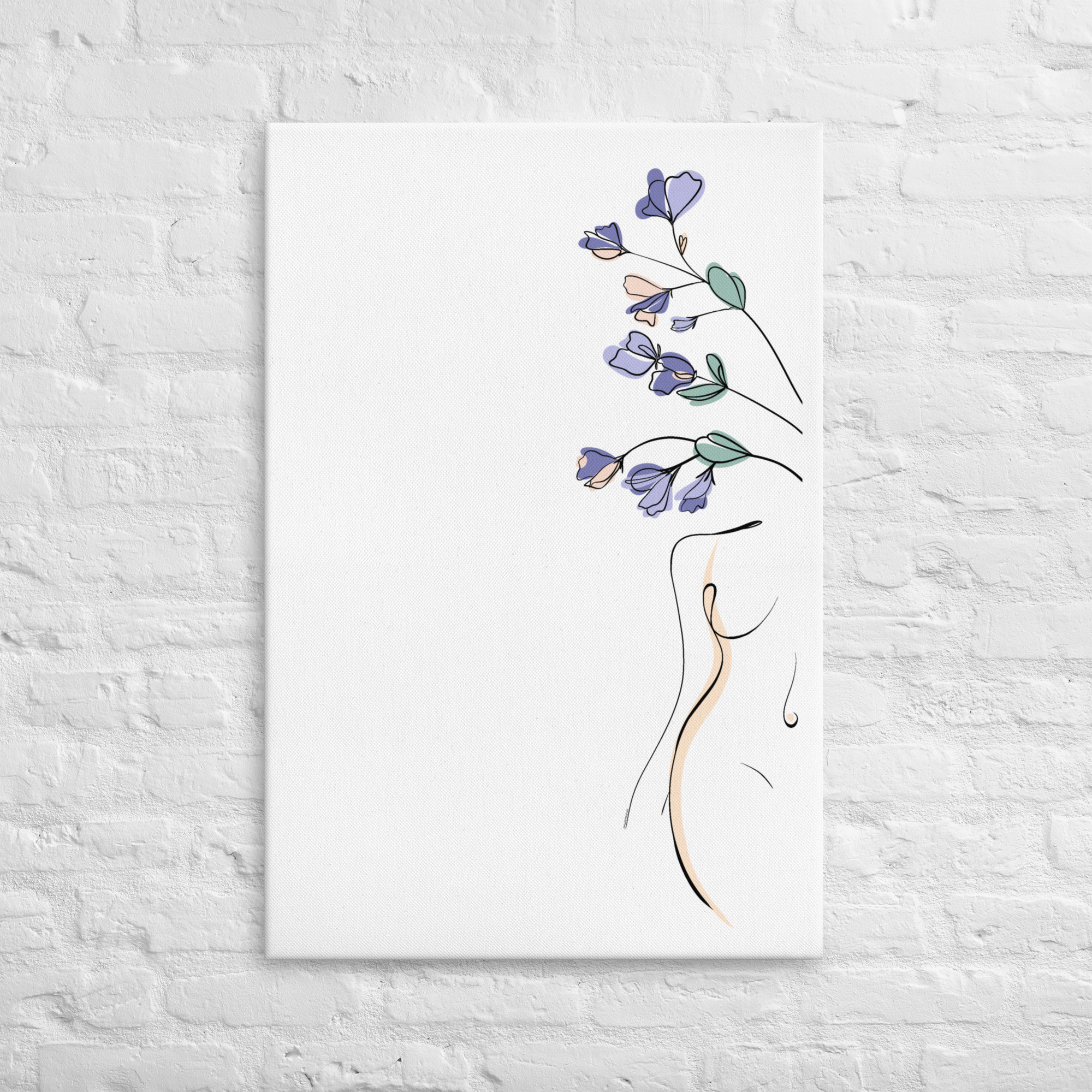 Corps Fleuri Toile fine - Image 7