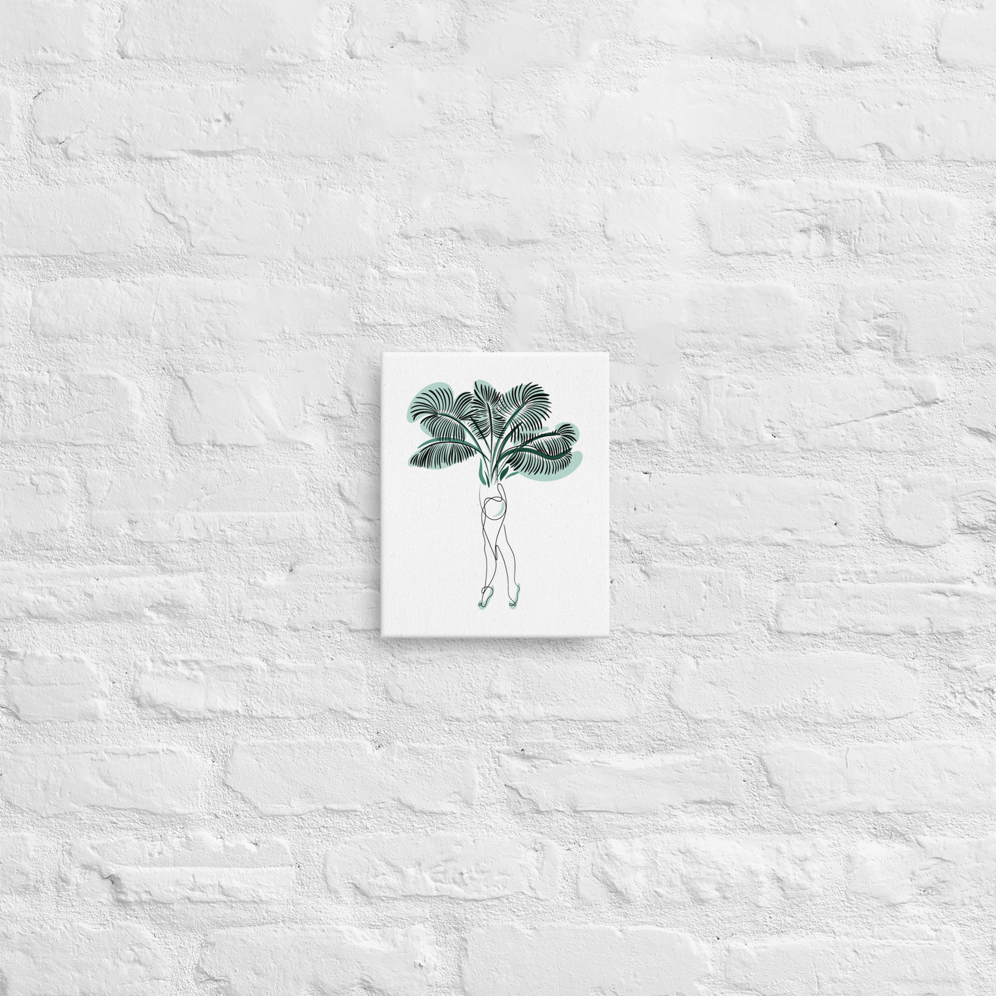 Femme Palmier Toile fine - Image 12