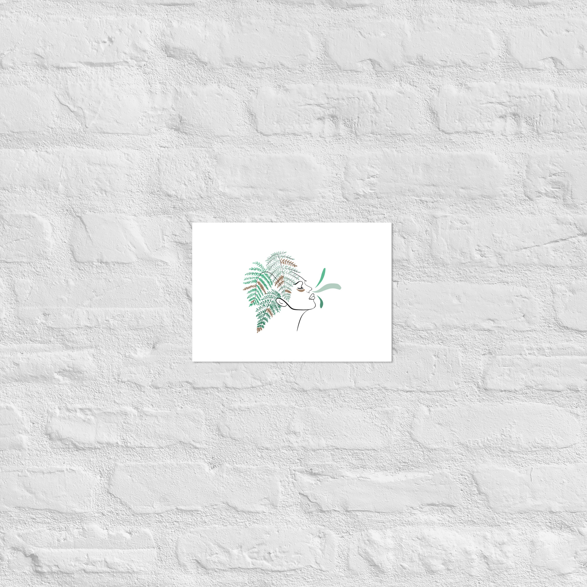 Femme Fougère Affiche - Image 4