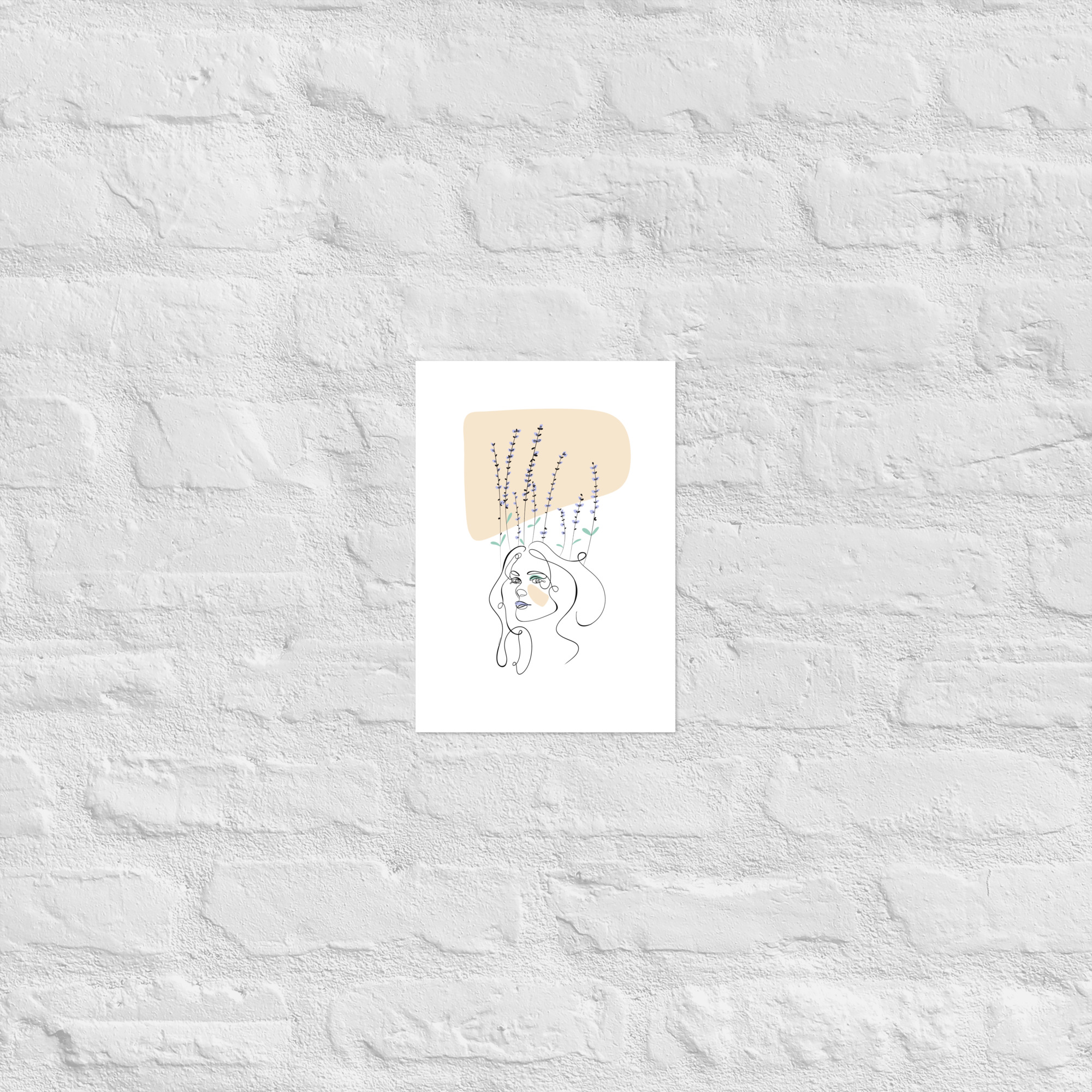 Femme Lavande Affiche - Image 4