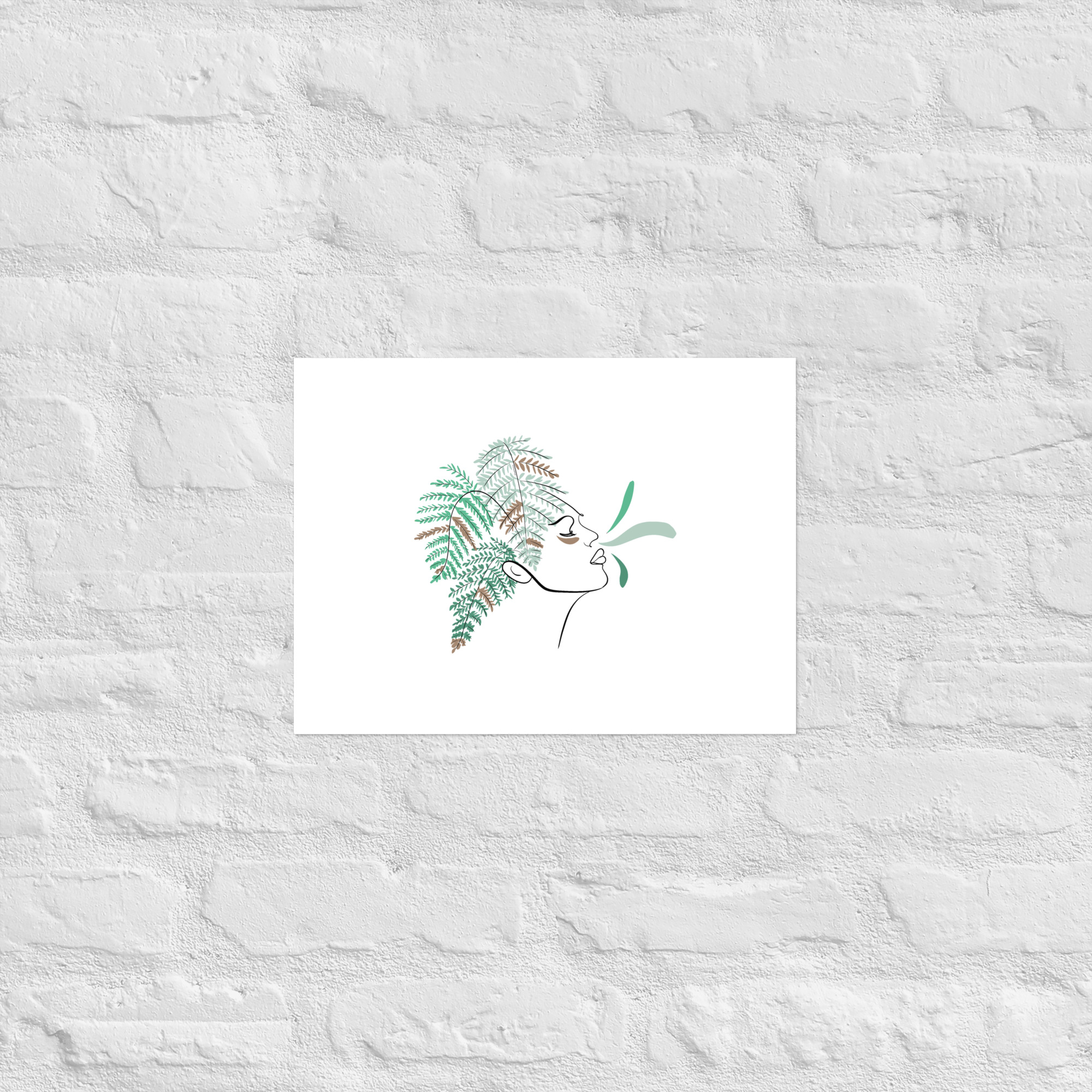 Femme Fougère Affiche - Image 5