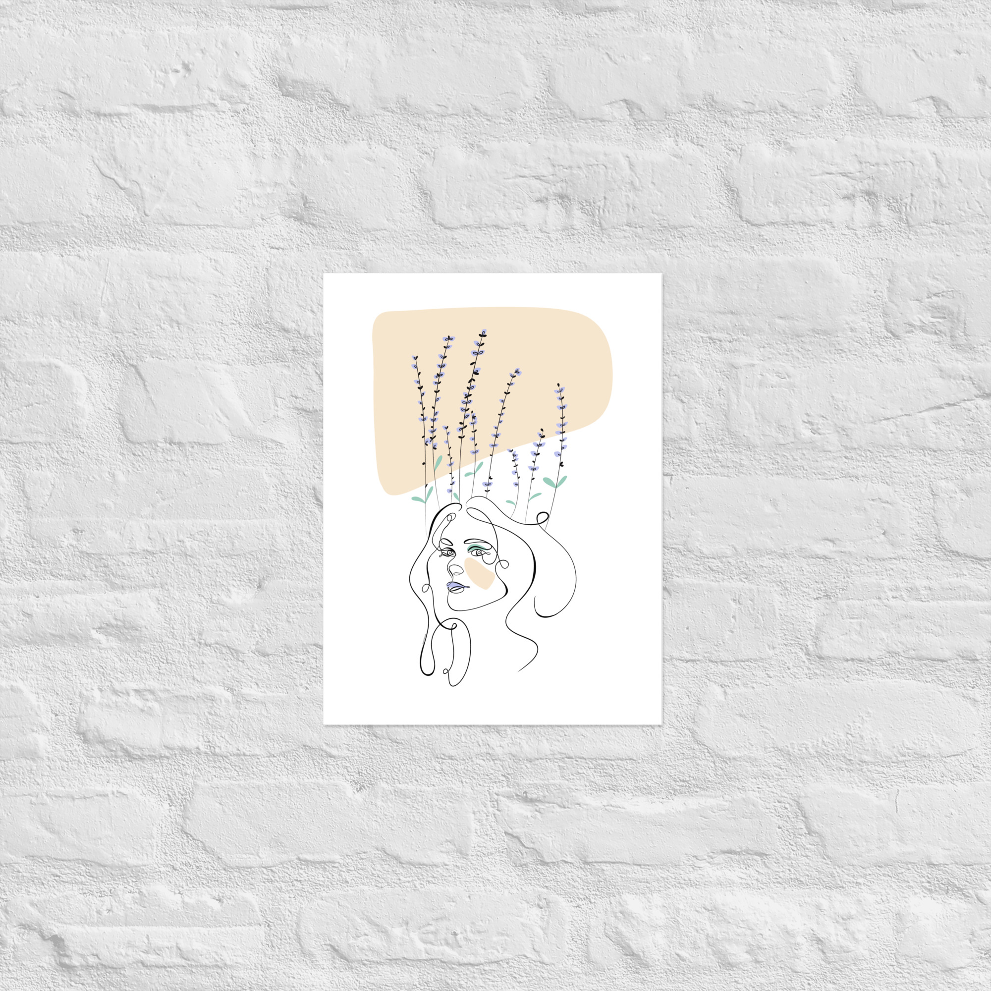 Femme Lavande Affiche - Image 5