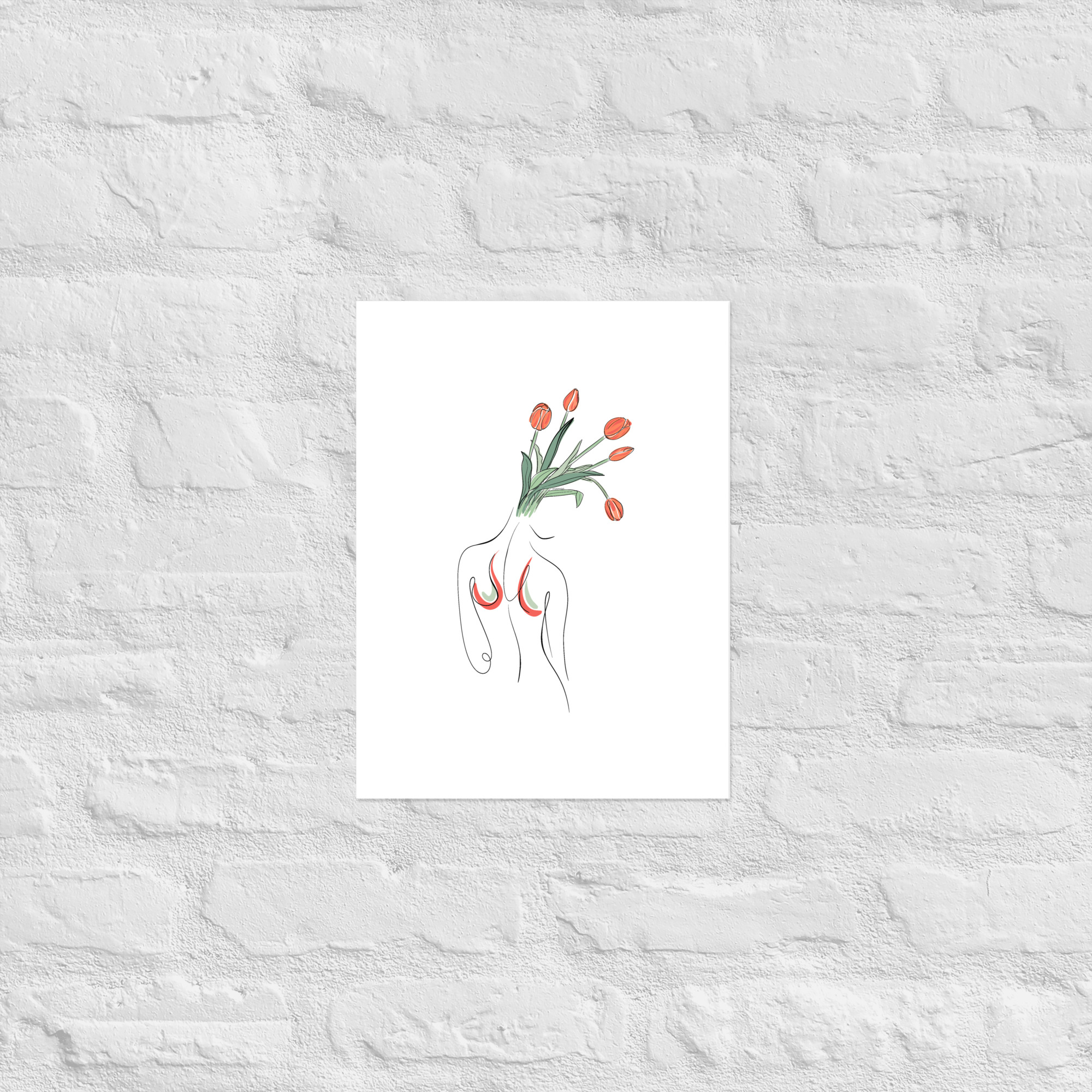 Femme Tulipe Affiche - Image 5