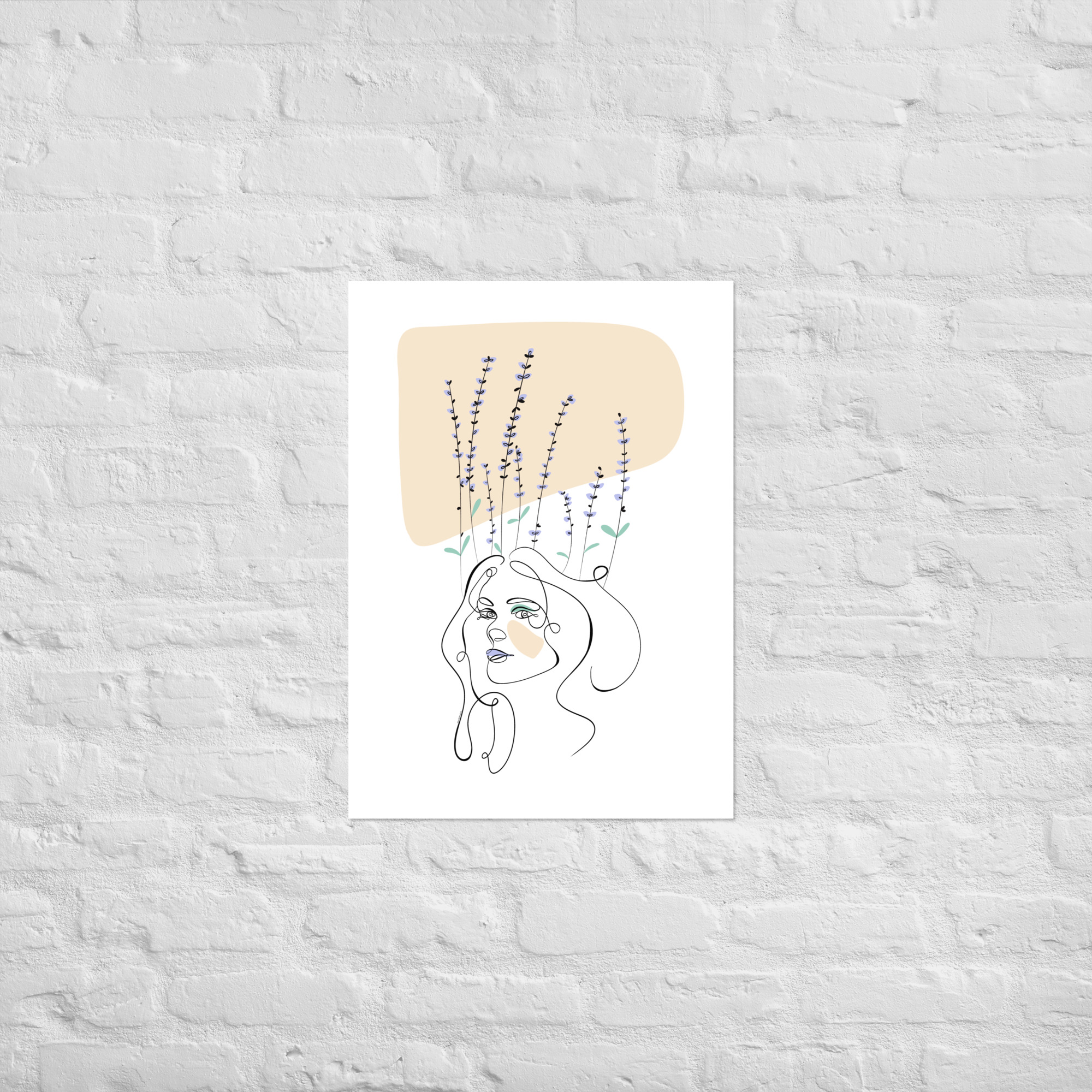 Femme Lavande Affiche - Image 6