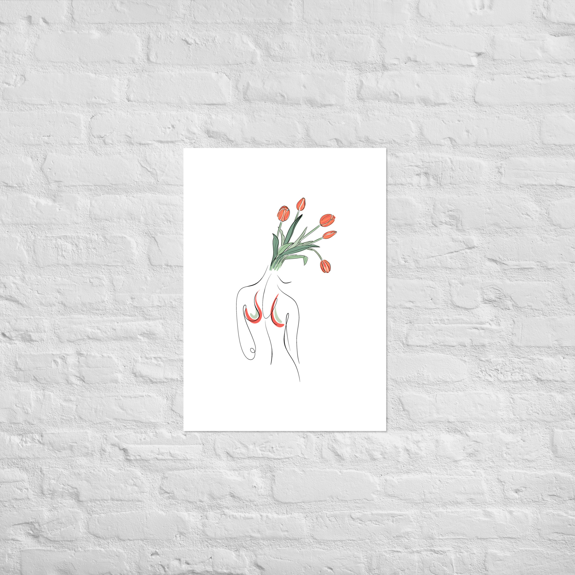 Femme Tulipe Affiche - Image 6