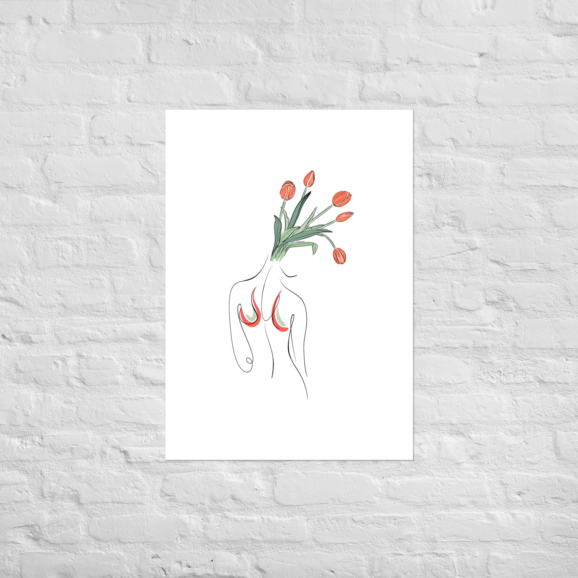 Femme Tulipe Affiche - Image 2