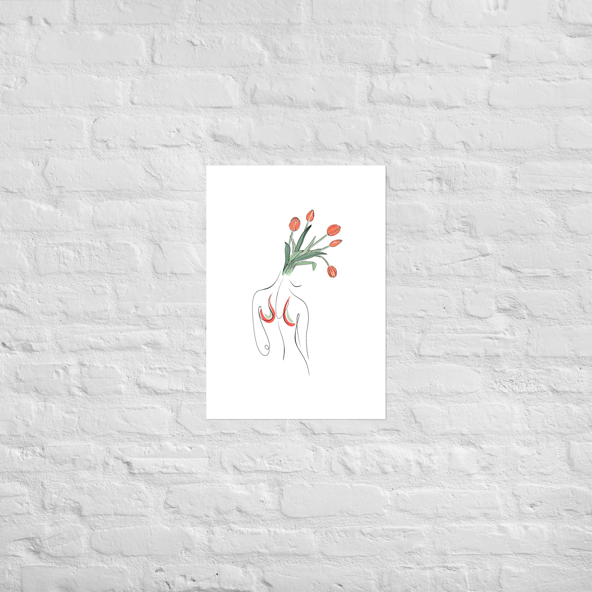 Femme Tulipe Affiche - Image 3