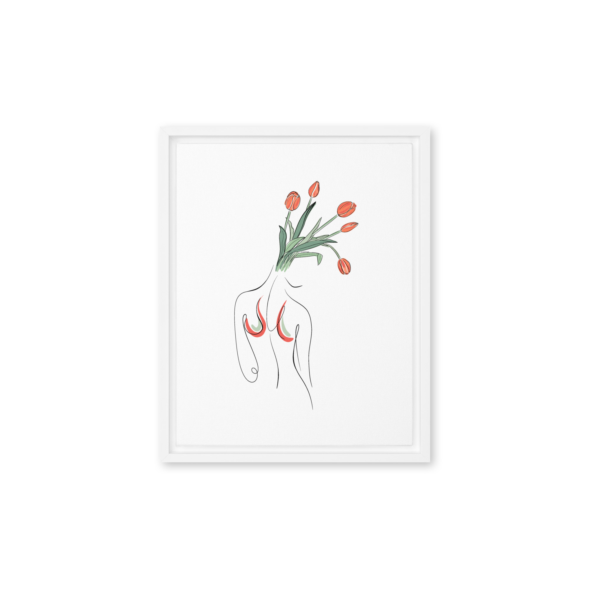 Femme Tulipe Toile encadrée - Image 13