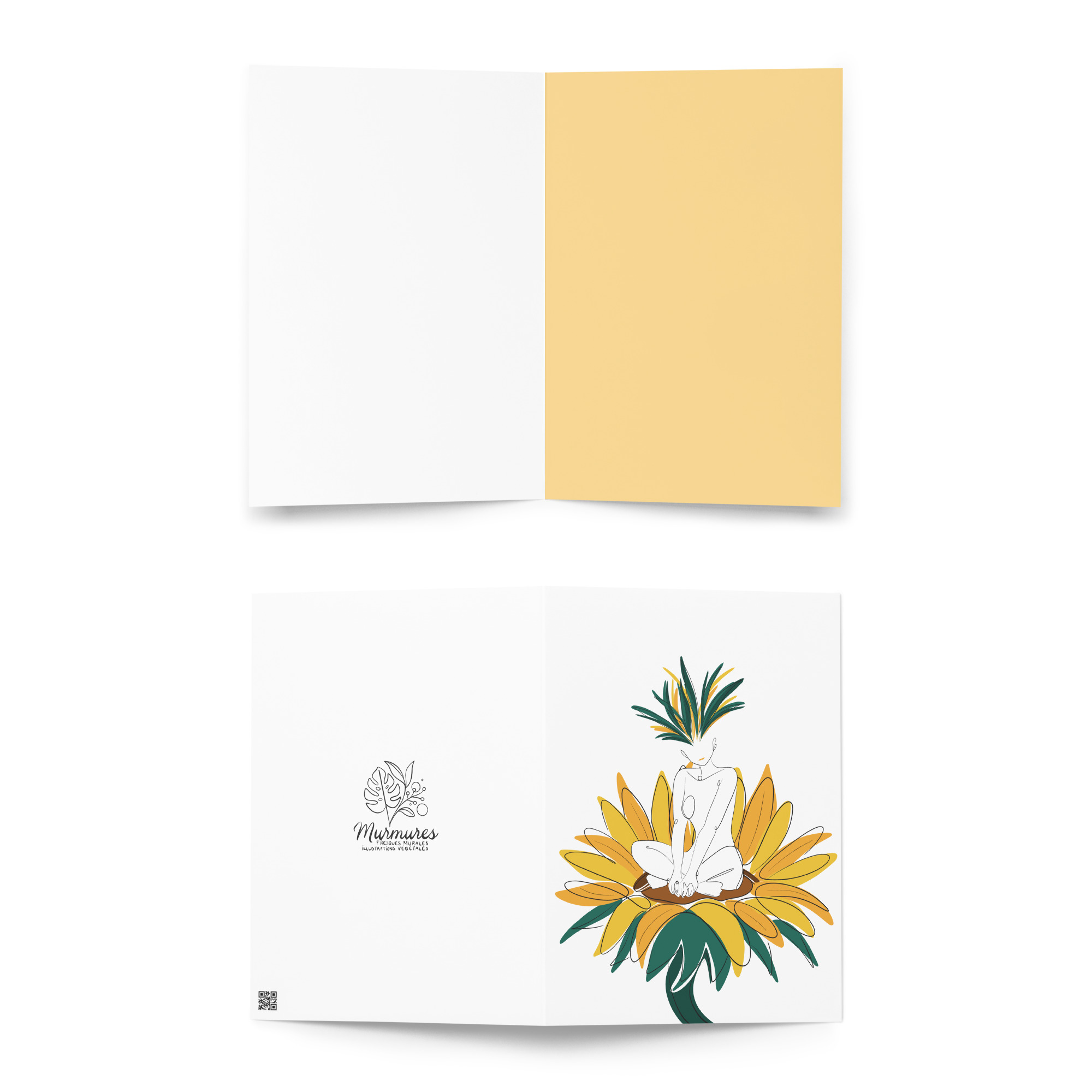 Corps Tournesol Carte de vœux