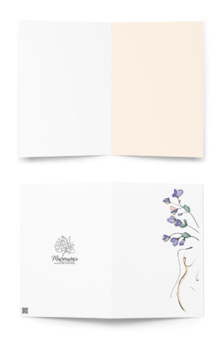 Corps Fleuri Carte de vœux