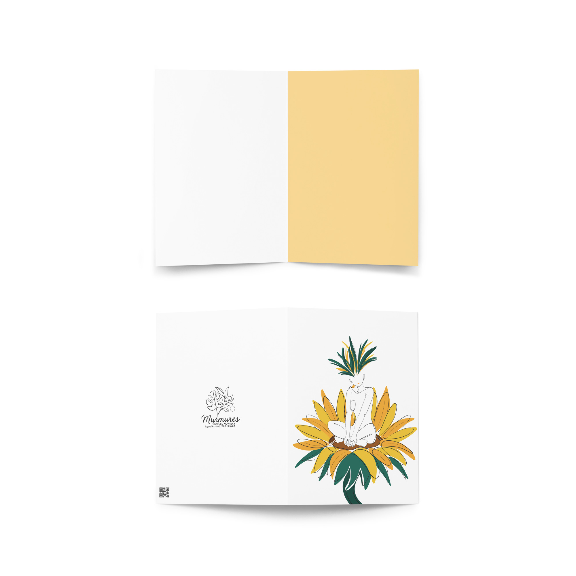 Corps Tournesol Carte de vœux - Image 3
