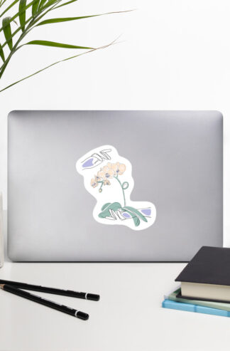 Mains Orchidées Autocollant