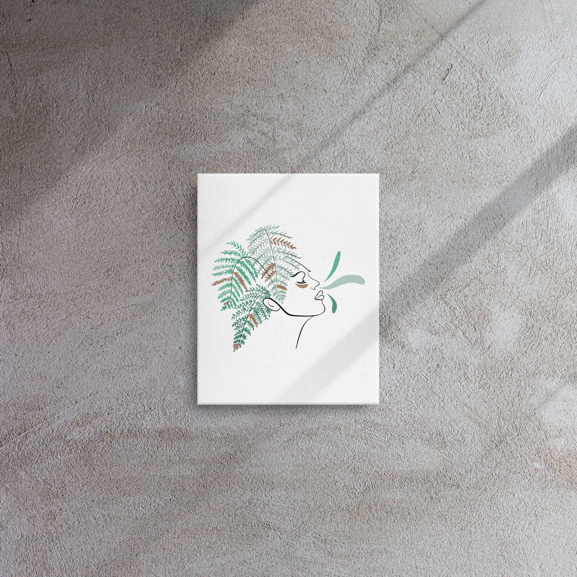 Femme Fougère Toile fine - Image 7