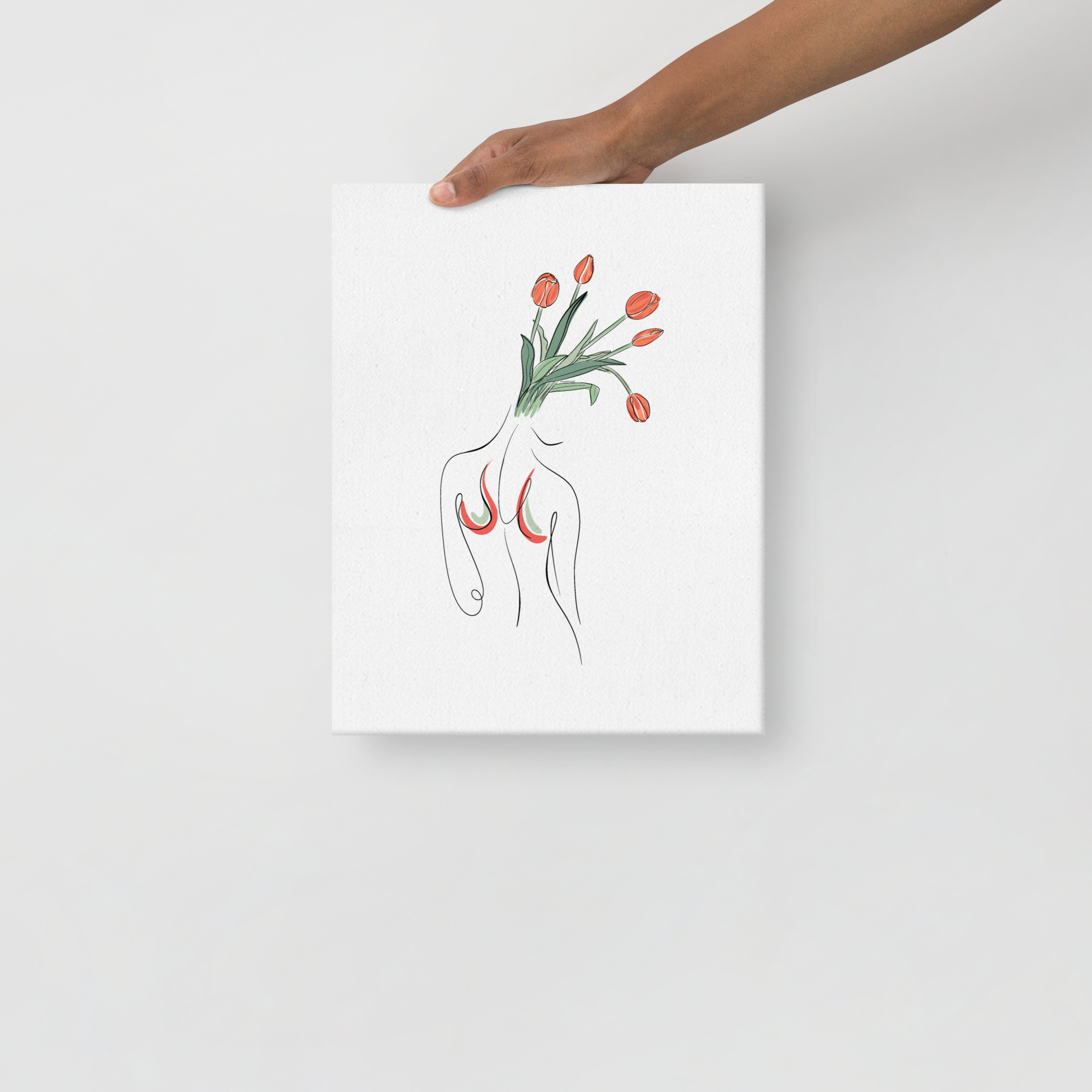 Femme Tulipe Toile fine - Image 7